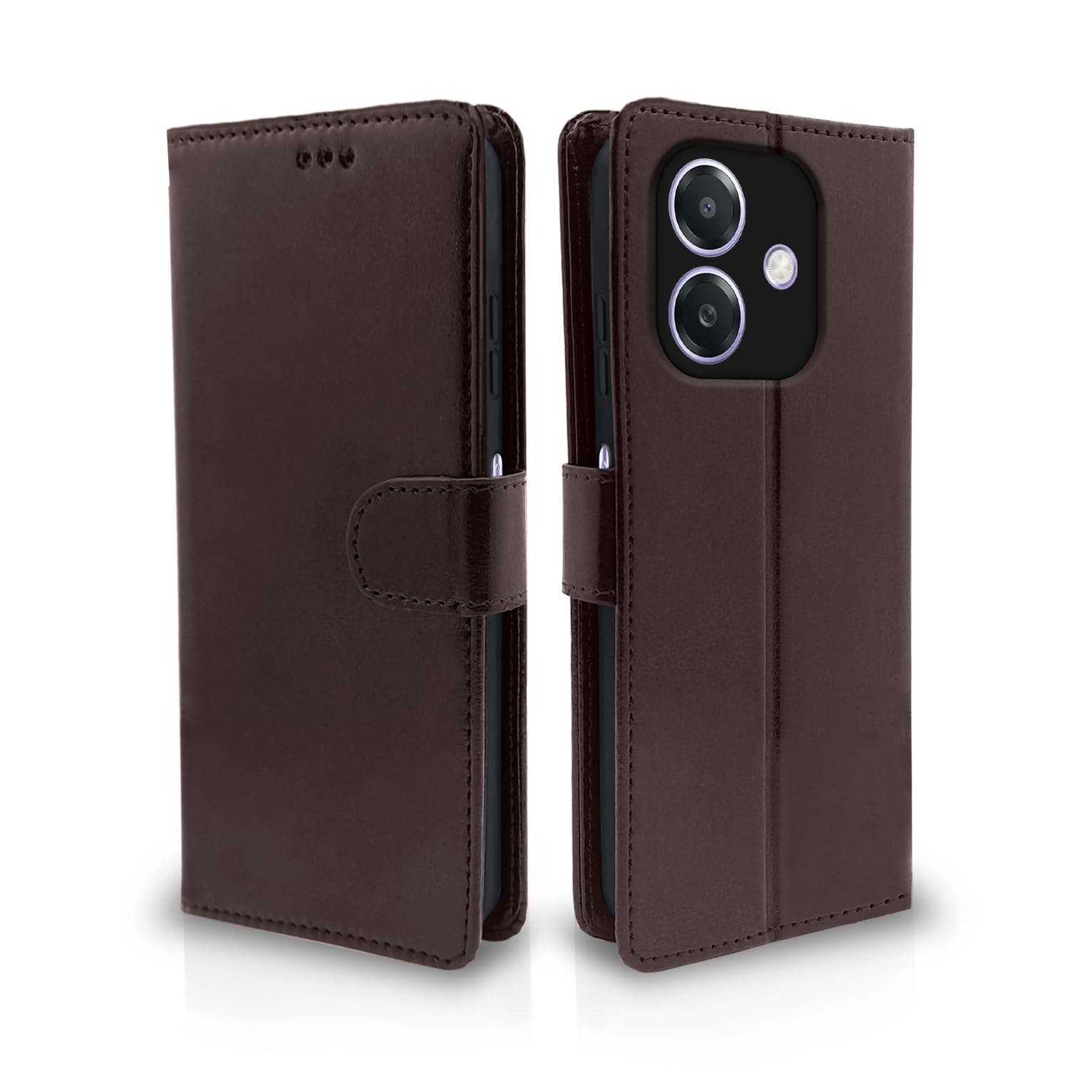 Pikkme Oppo A3x 5G / A3x 4G / A3 5G Vintage Flip Cover (Coffee)