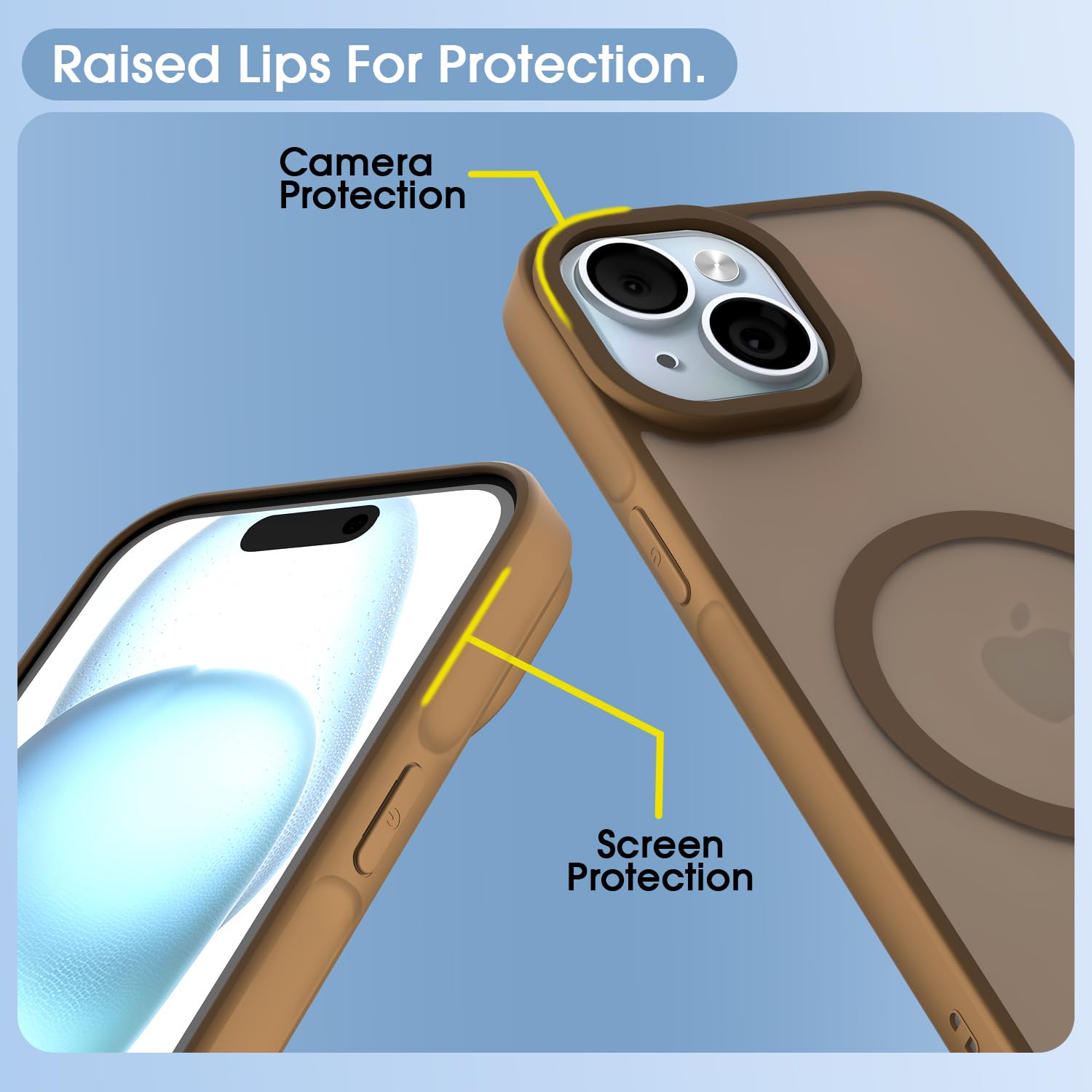 Pikkme brown back cover for iPhone 15 – photo 4