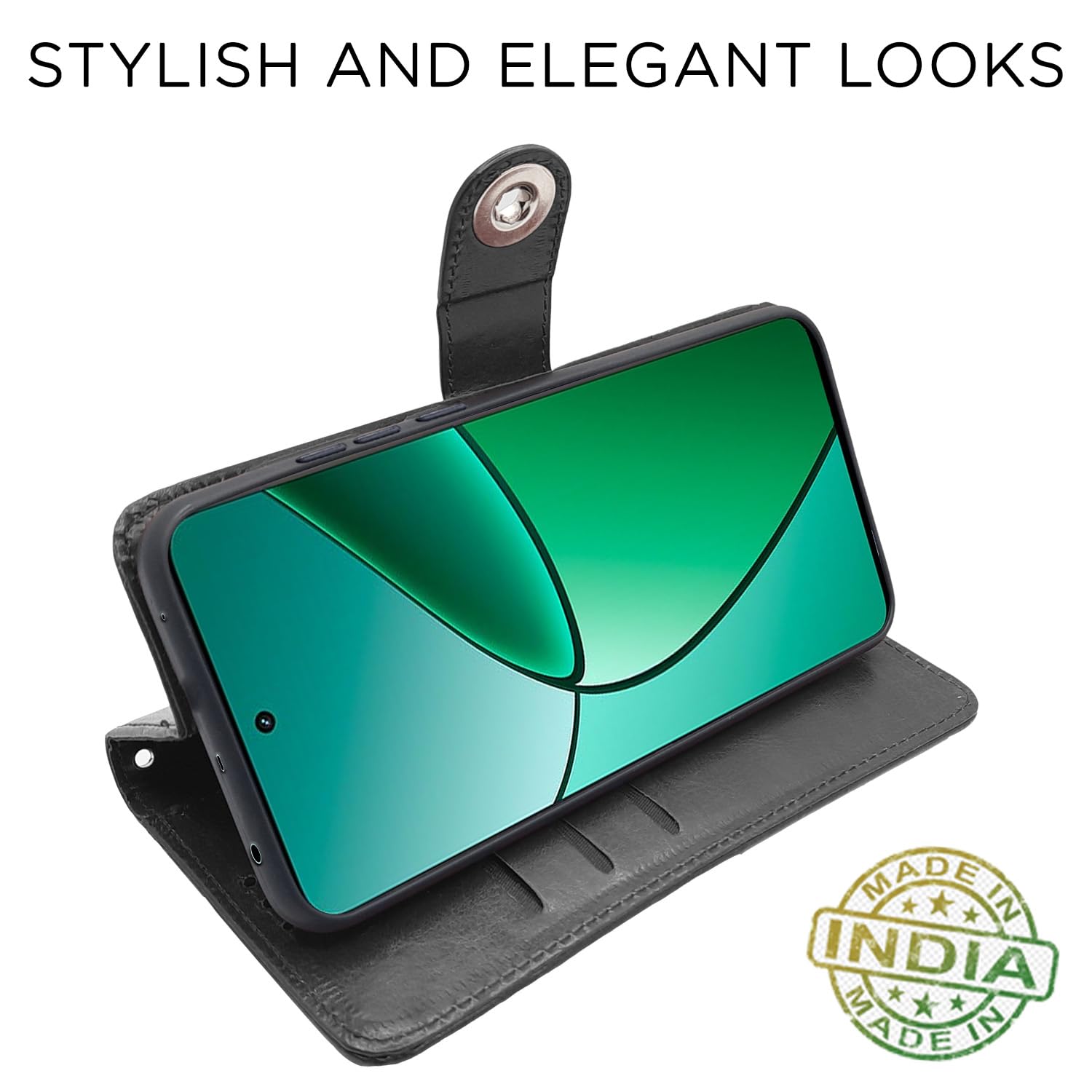 Realme 12 Plus/P1/Narzo 70/70 Pro 5G flip case in black by Pikkme – photo 5