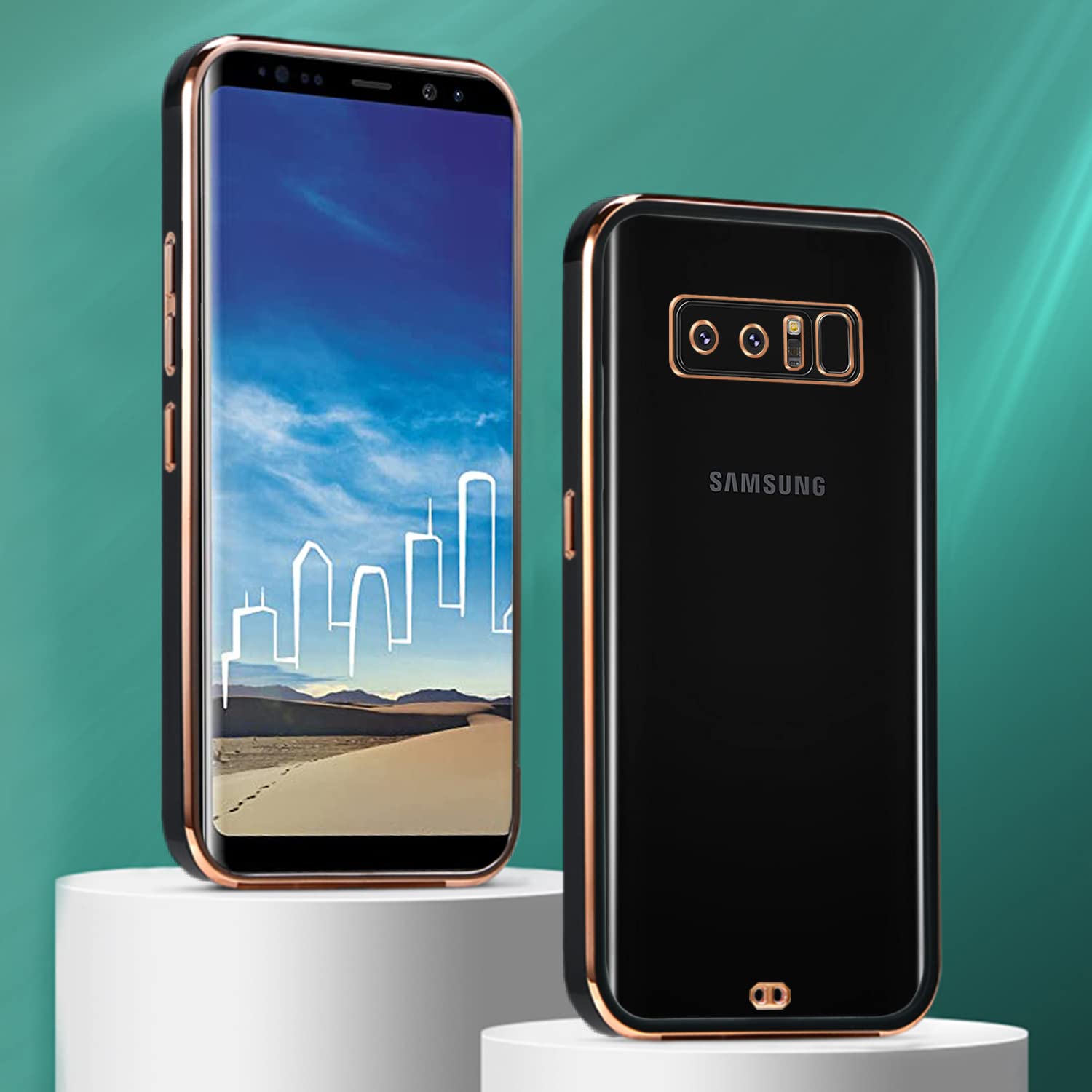Pikkme black phone cover for Samsung Note 8 – photo 3
