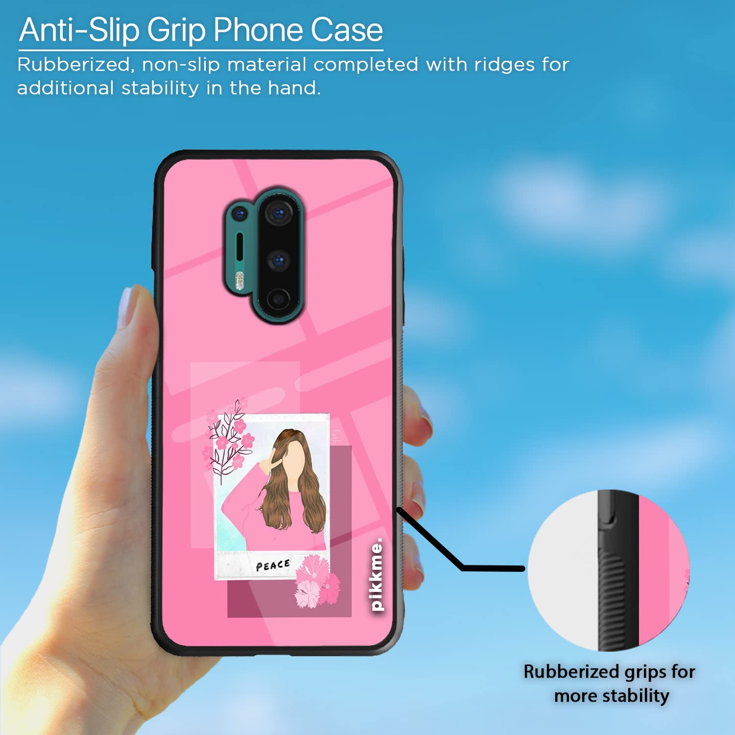Pikkme OnePlus 8 Pro Hybrid mobile back cover – photo 5