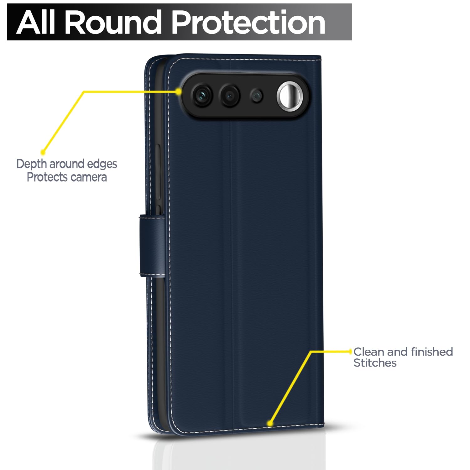 Pikkme blue Wallet flip cover for Realme 16 5G – photo 4