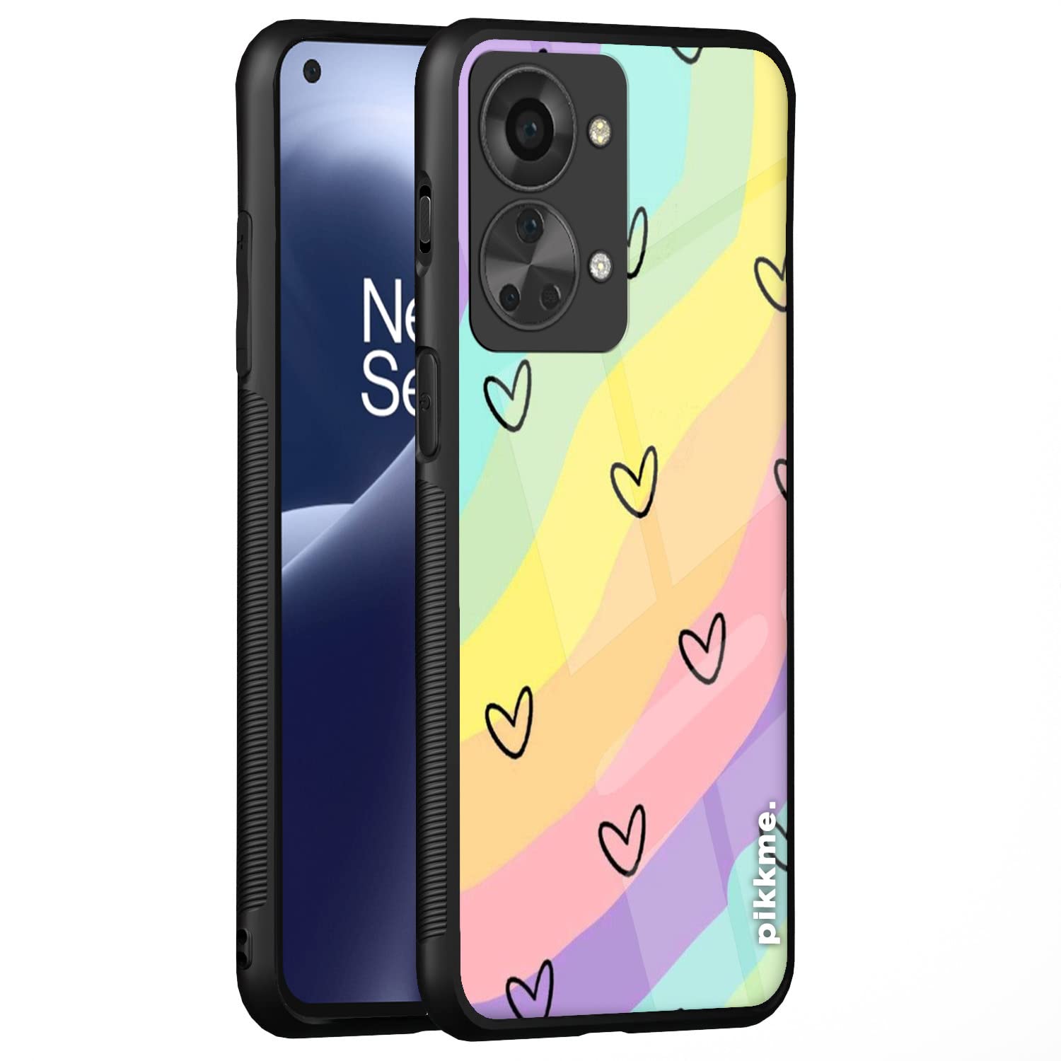 OnePlus Nord 2T 5G Hybrid back cover by Pikkme