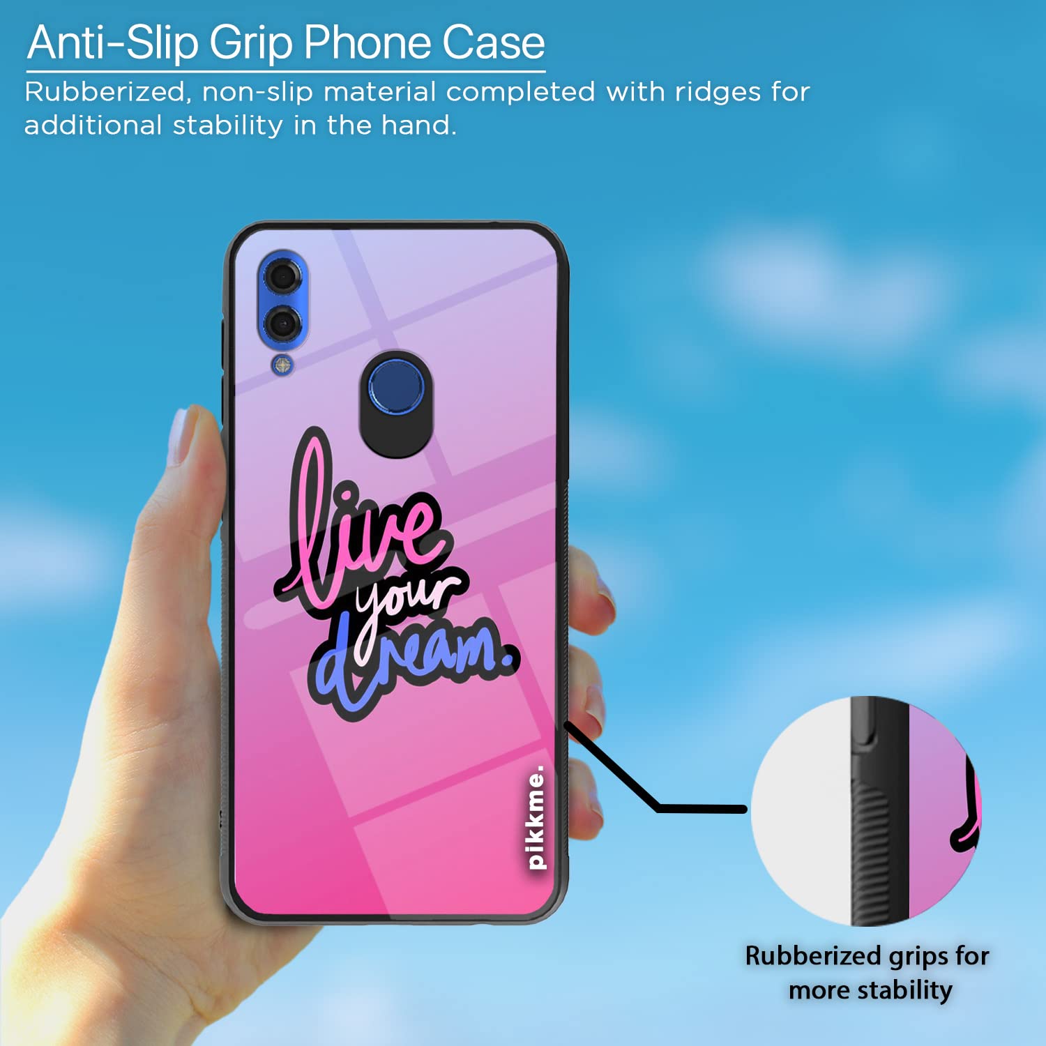Honor 10 Lite Hybrid mobile back cover by Pikkme – photo 5