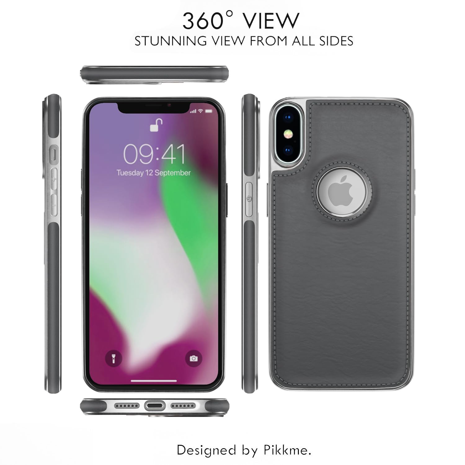 Pikkme iPhone XS Max chrome grey mobile cover – photo 4