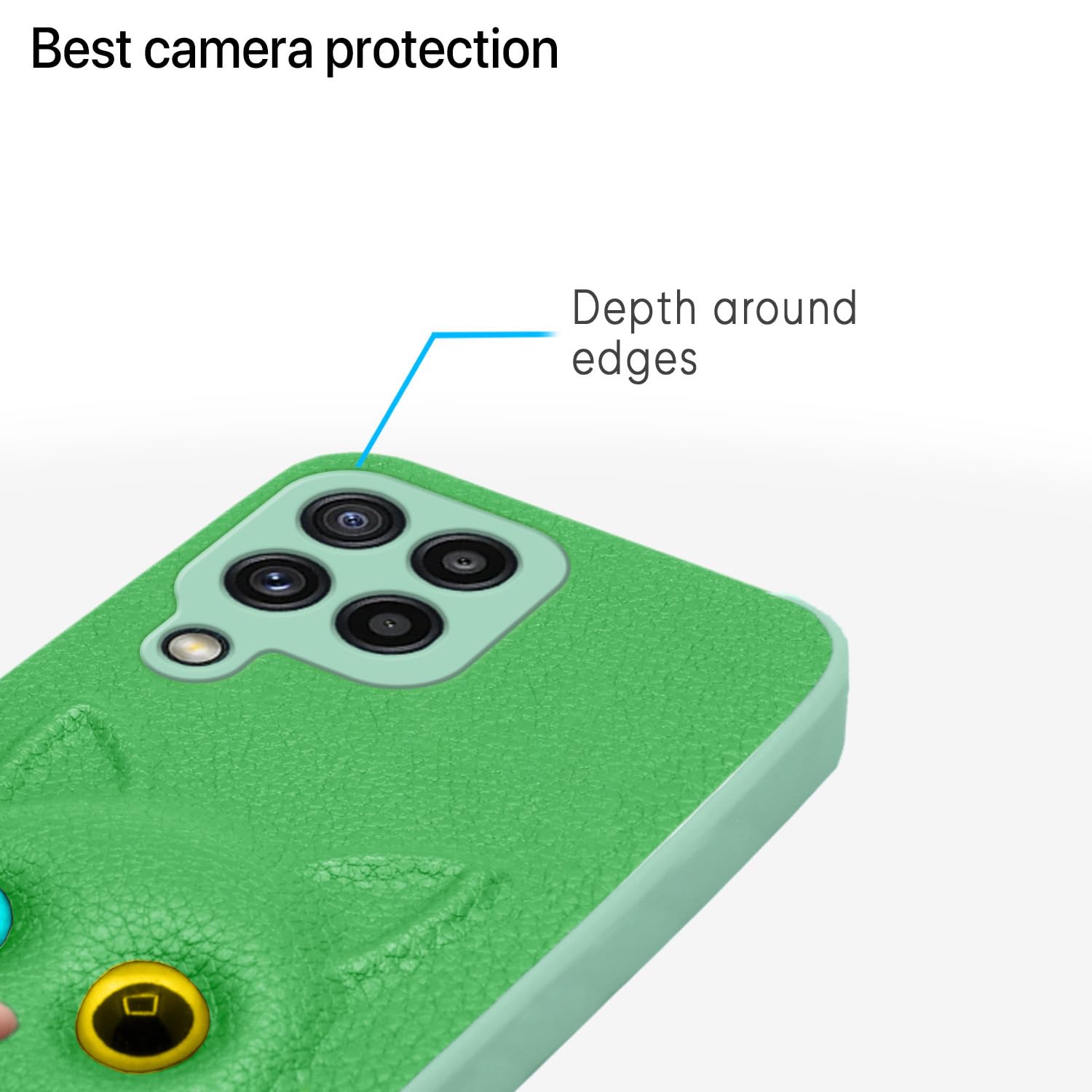 Samsung M32 Prime/M32 4G mobile cover in green by Pikkme – photo 4