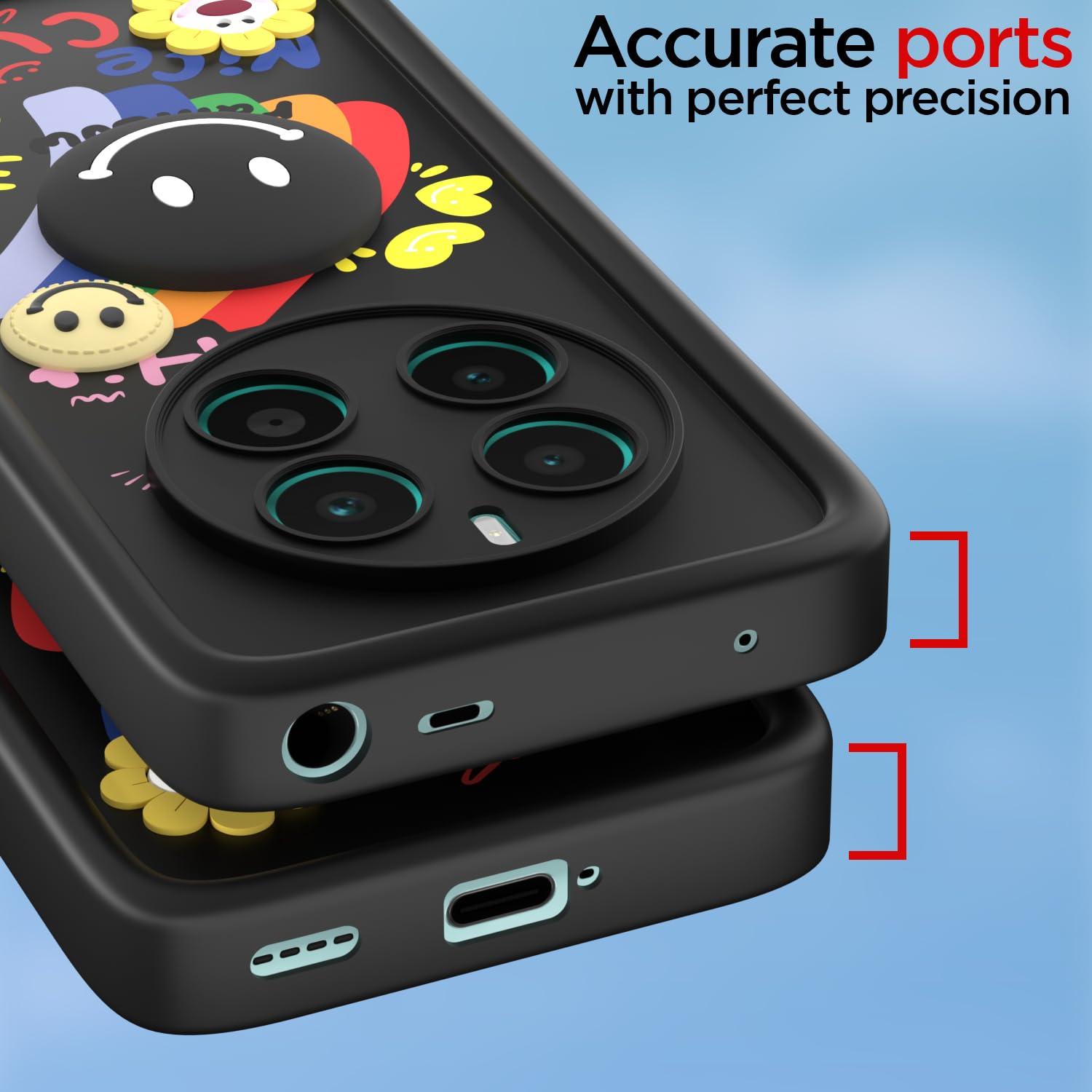 Realme 12 Plus/P1/Narzo 70/70 Pro 5G Soft Silicone phone cover in black by Pikkme – photo 4