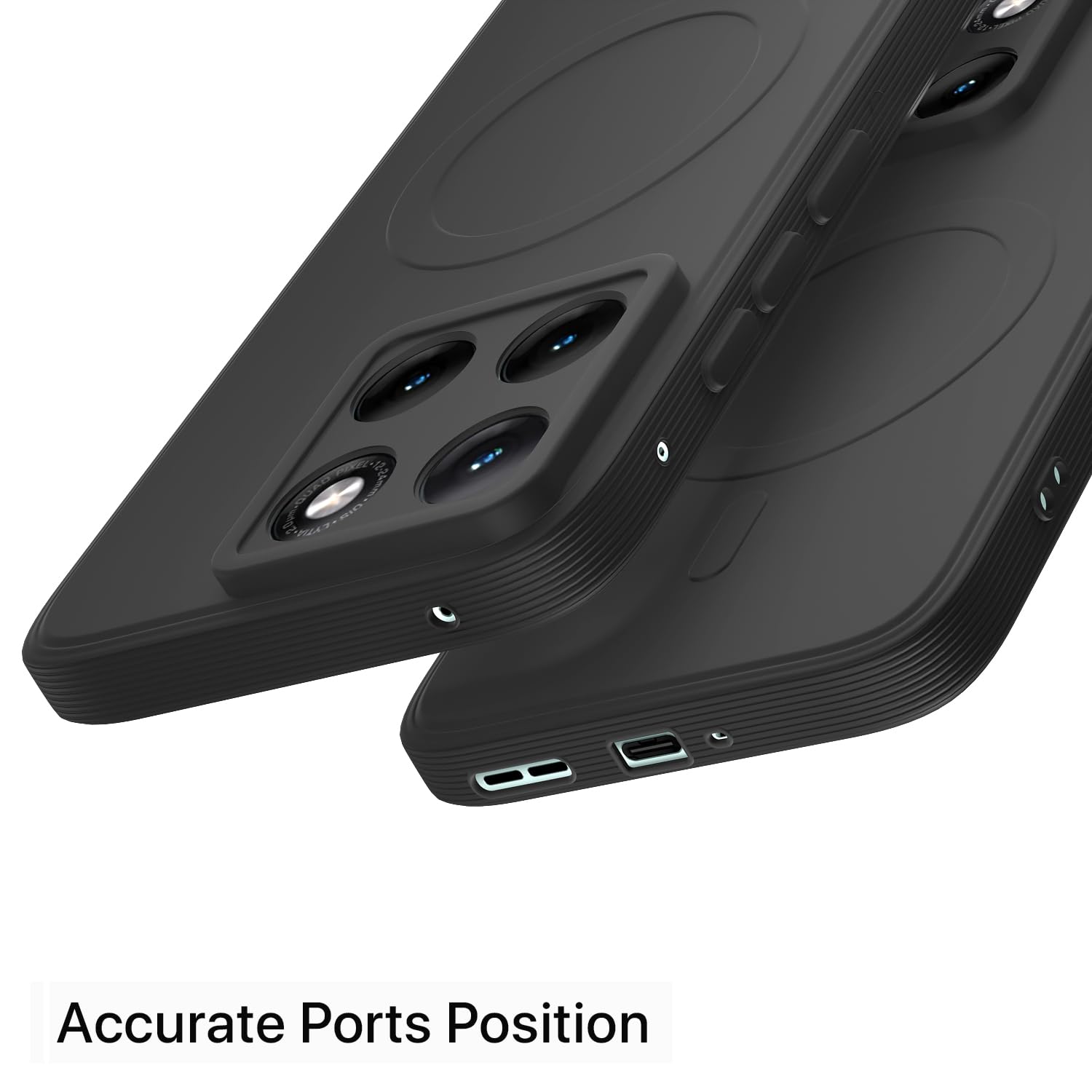 Pikkme black mobile back cover for Moto Edge 70 Fusion 5G – photo 4