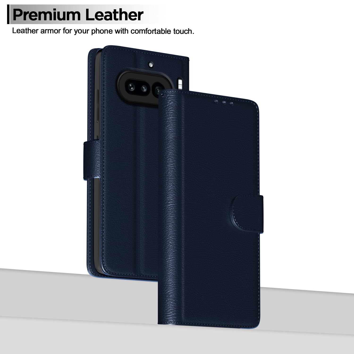 Nothing Phone 4a 5G Wallet flip cover in blue by Pikkme – photo 2