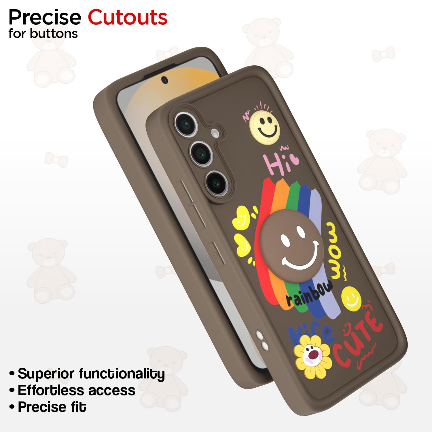 Pikkme brown back cover for Samsung S24 FE 5G – photo 6