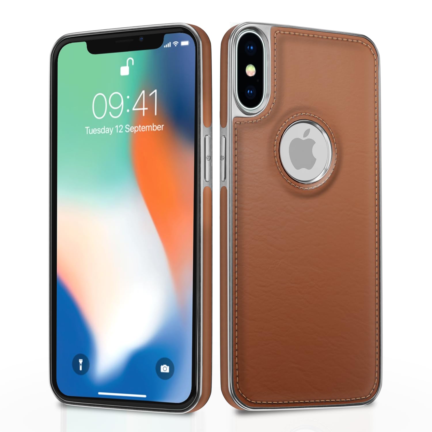 Chrome brown mobile cover for iPhone X/XS – Pikkme
