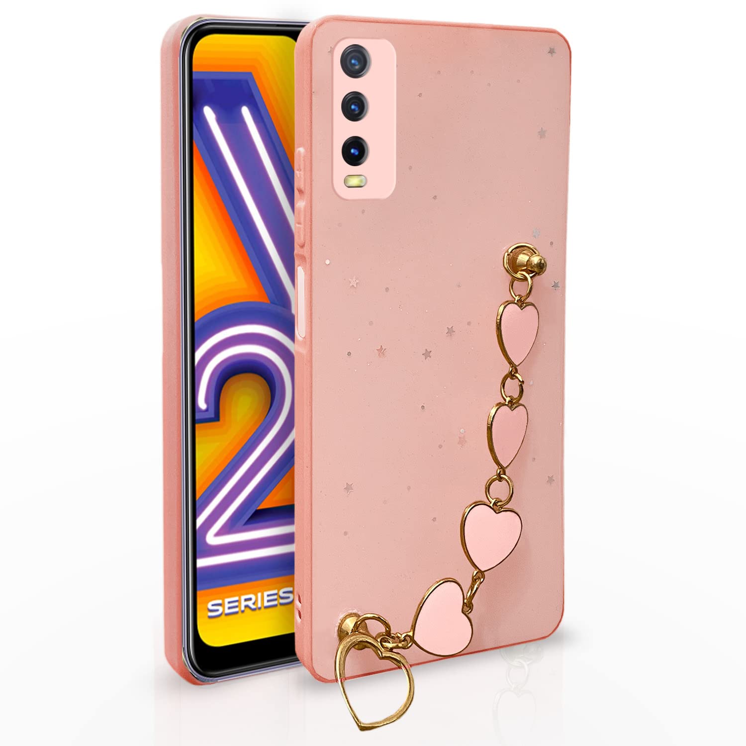 Vivo Y12s/Y20/Y20i/Y20G mobile back cover in pink by Pikkme