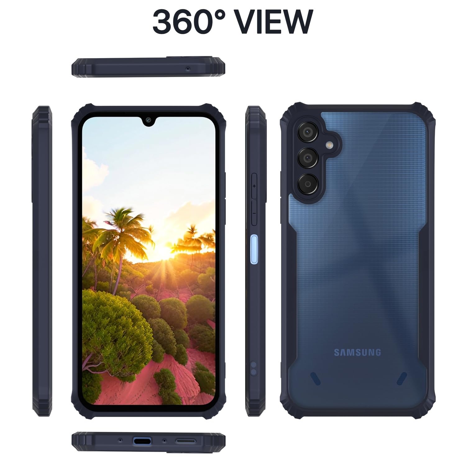 Blue Clear mobile cover for Samsung F15/M15/M15 Prime 5G – Pikkme – photo 2
