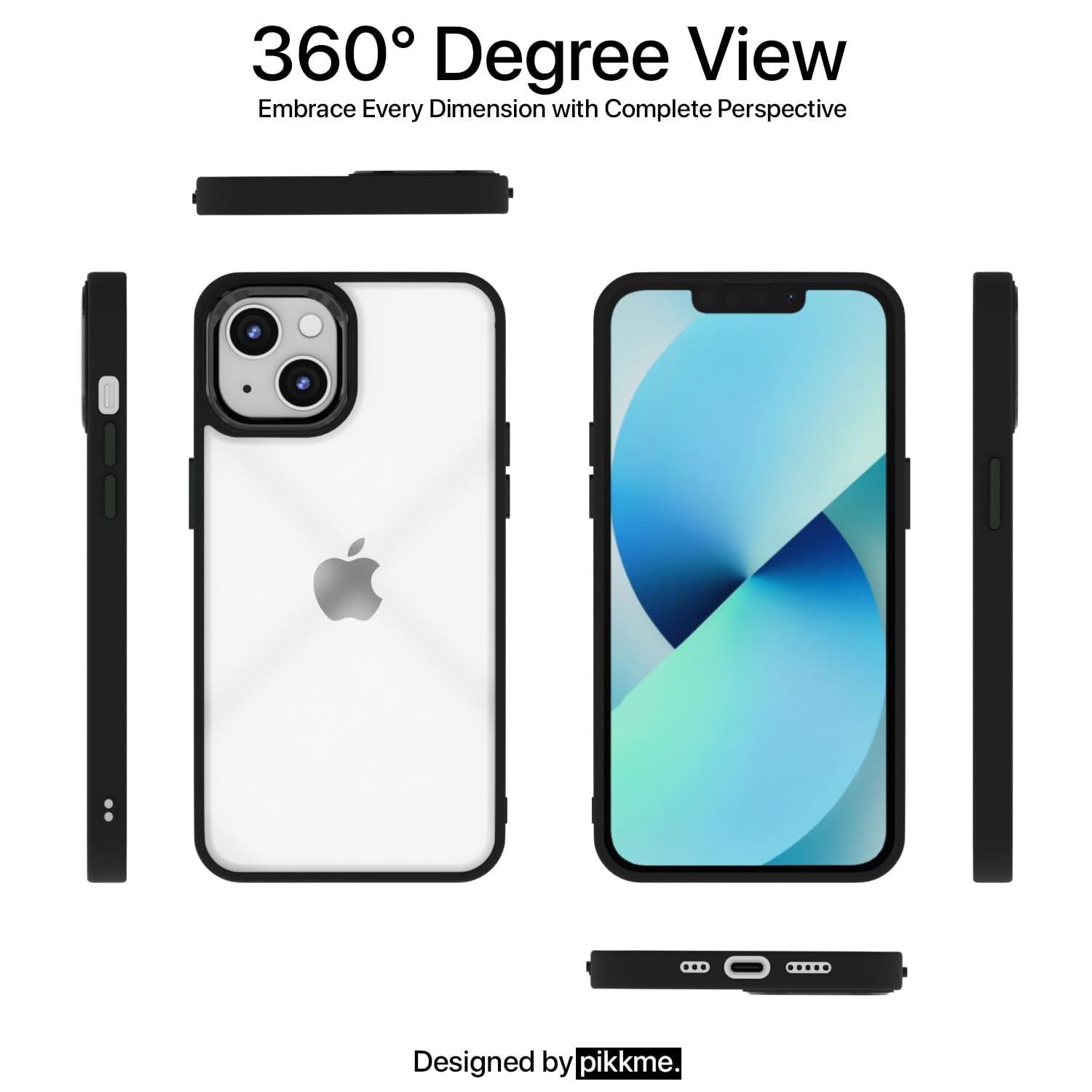 Pikkme iPhone 13 Chrome black mobile back cover – photo 4