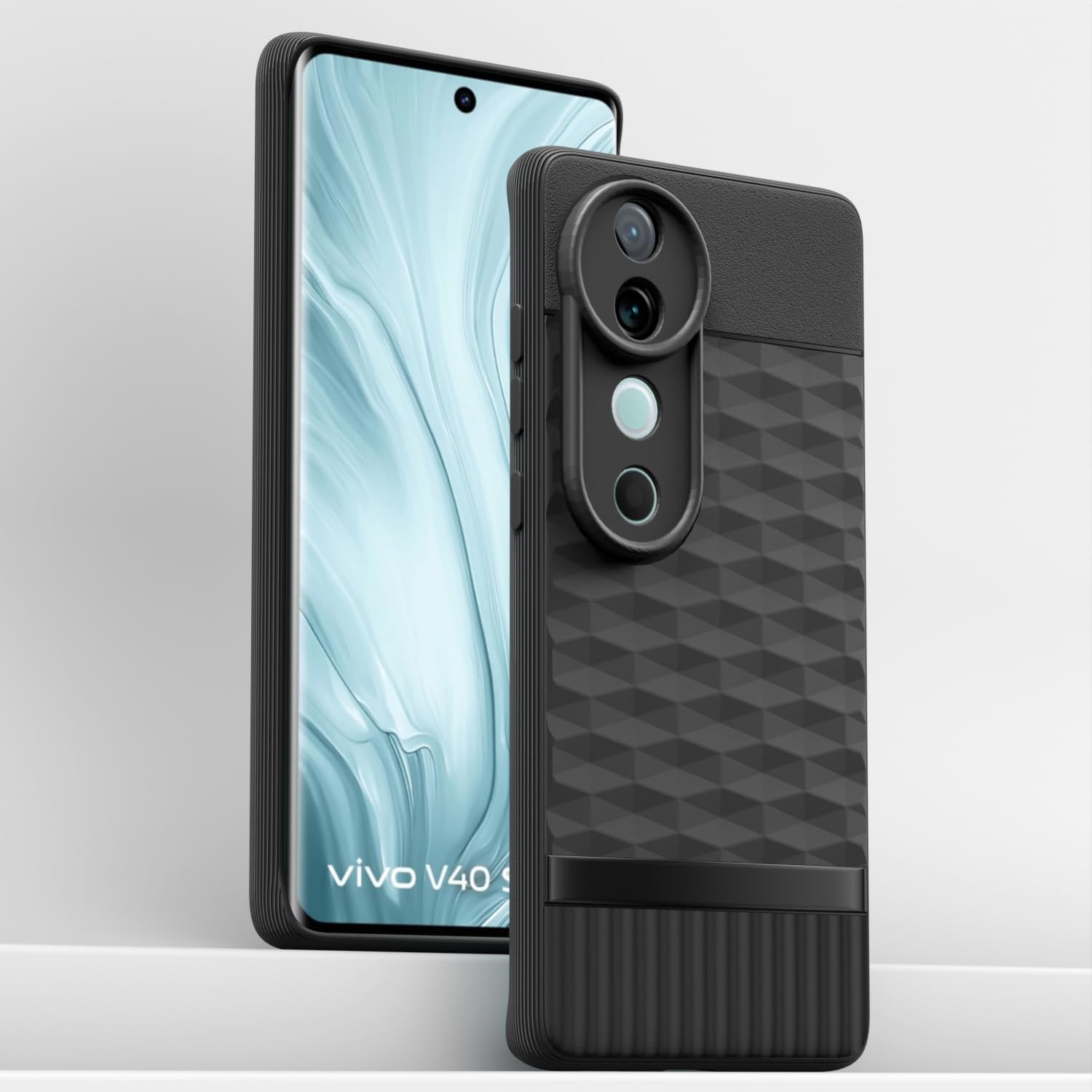 Pikkme Vivo V40 5G / V40 Pro 5G / T3 Ultra 5G Gencase Back Cover (Black)