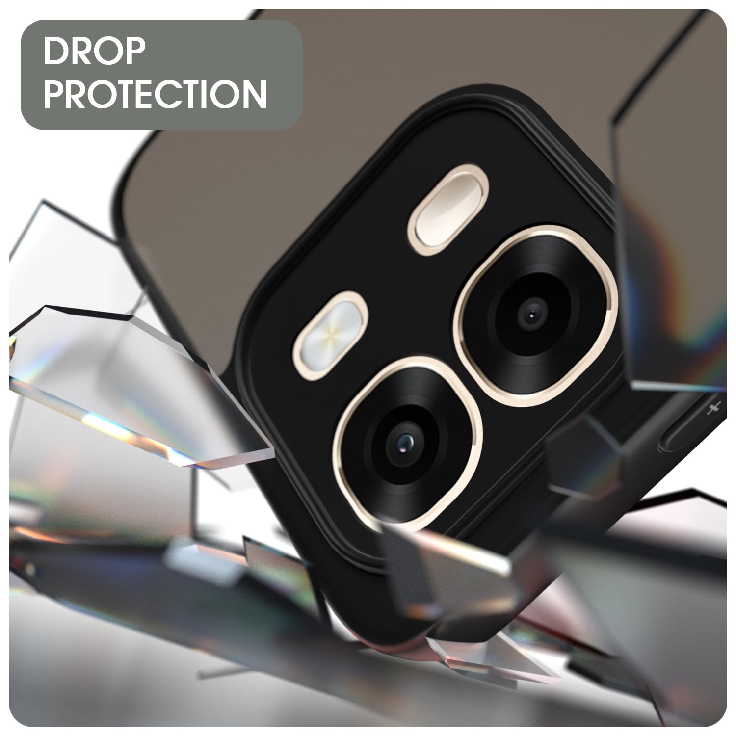Pikkme black smoke mag-safe MagSafe back cover for Oppo A6 Pro 5G – photo 5
