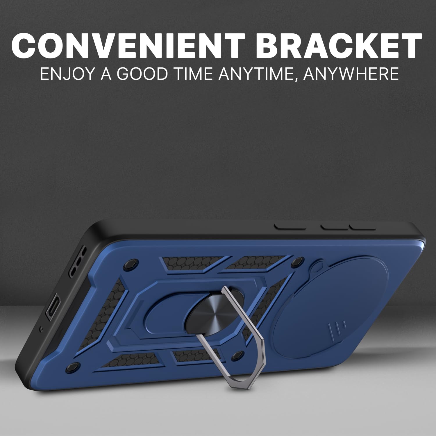 Blue D10 Camera Shield mobile cover for Oppo F27 Pro Plus 5G/360 – Pikkme – photo 3