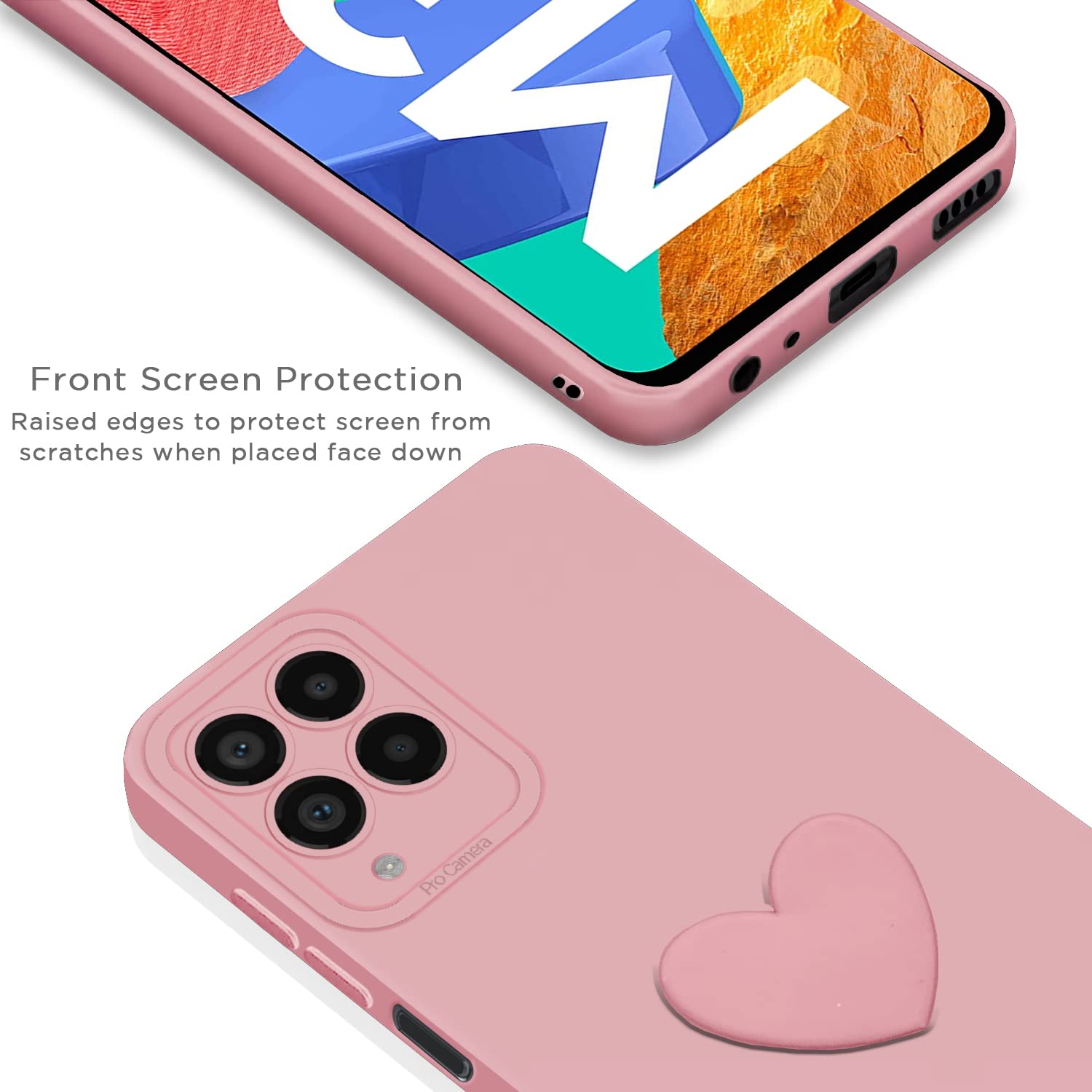 Pikkme Samsung M33 5G Chain pink mobile cover – photo 3
