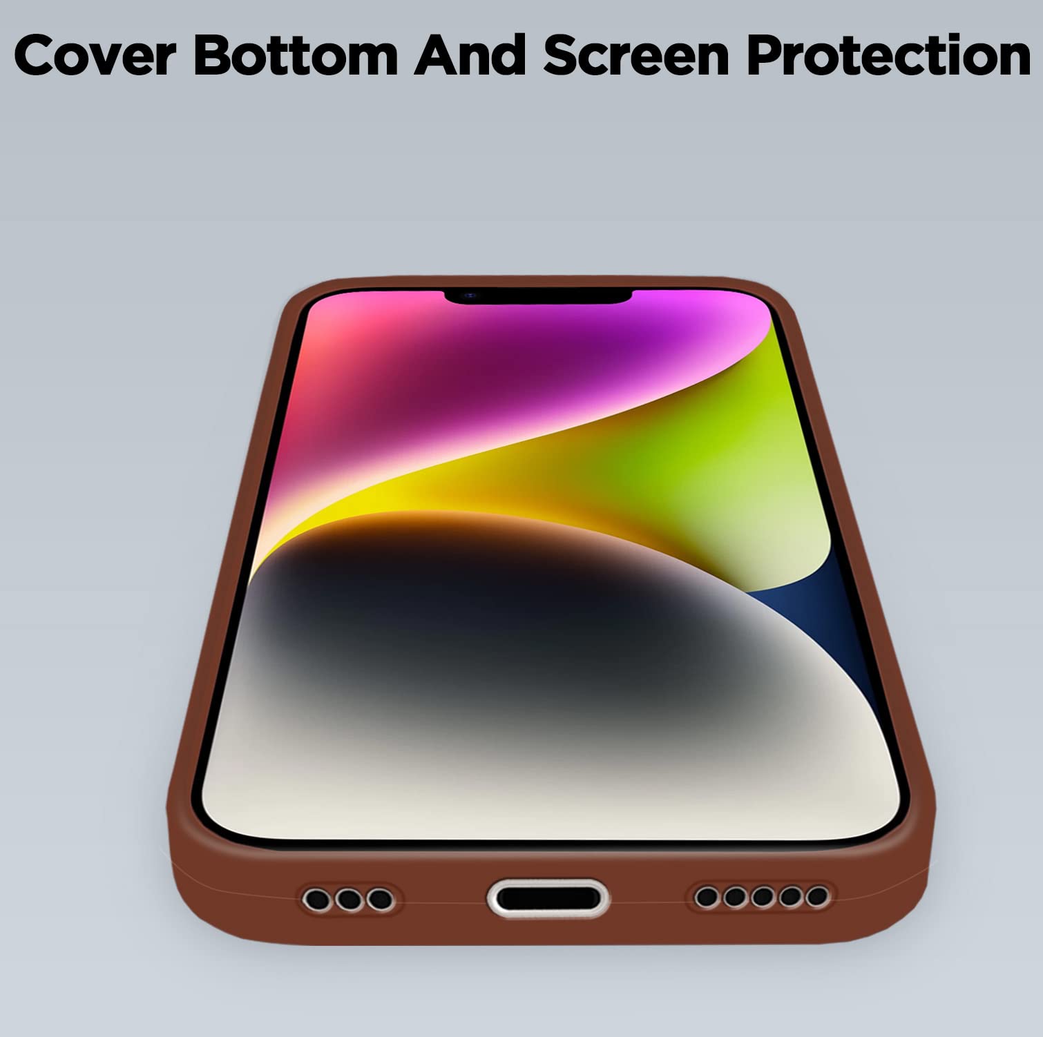 Pikkme brown phone cover for iPhone 14 Plus – photo 7