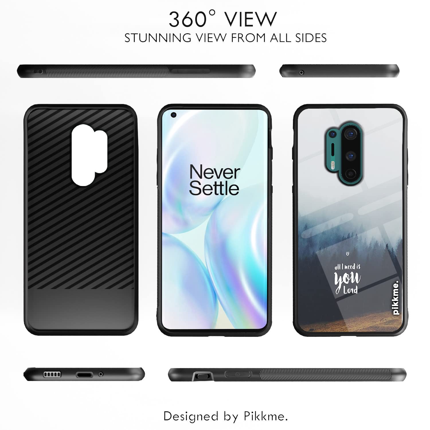 Pikkme OnePlus 8 Pro Hybrid mobile back cover – photo 2