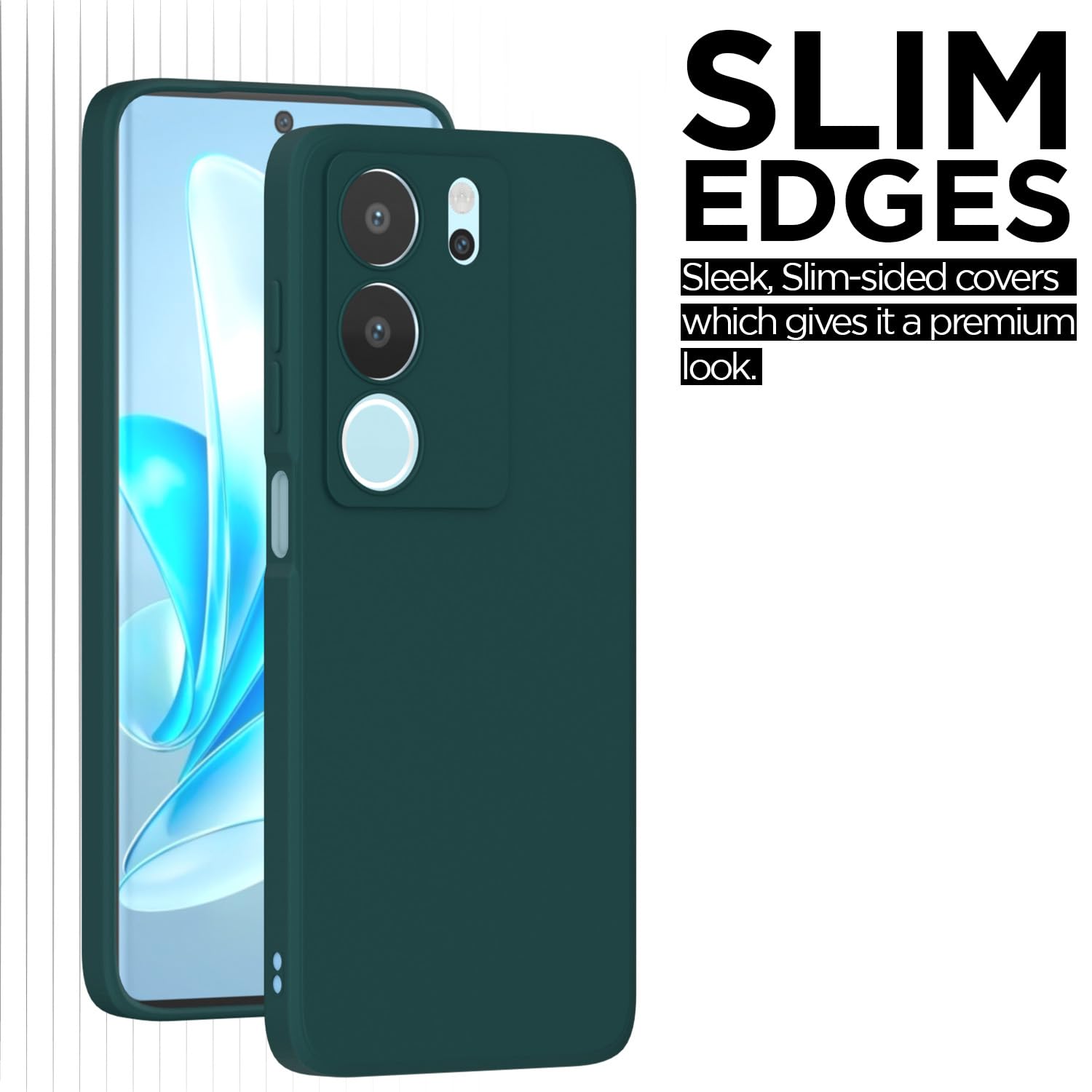 Pikkme Vivo Y29 5G/Y19s green mobile back cover – photo 6