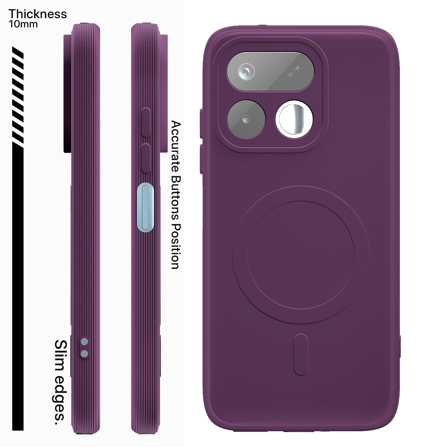 Pikkme purple MagSafe phone cover for Realme 16T 5G – photo 3