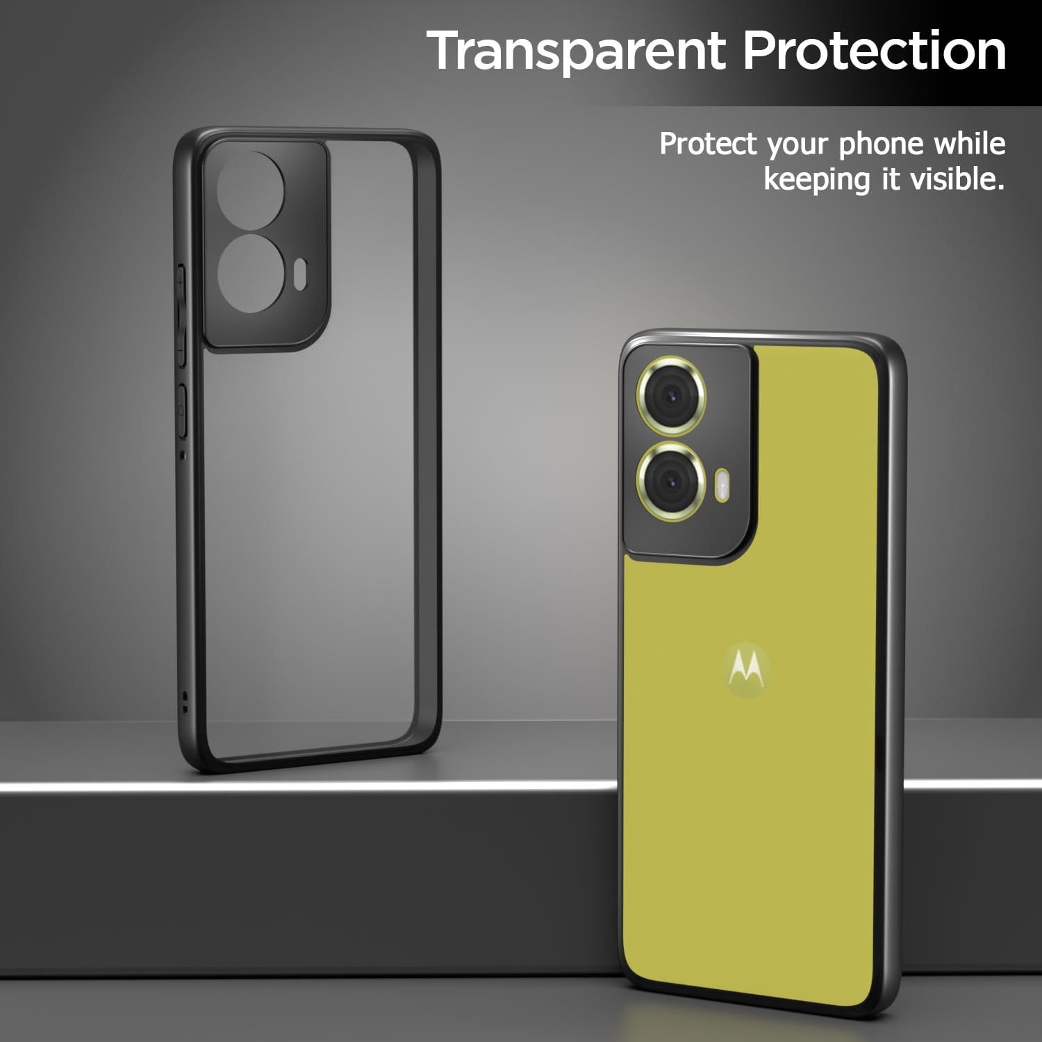 Pikkme Moto G85 5G black mobile cover – photo 2