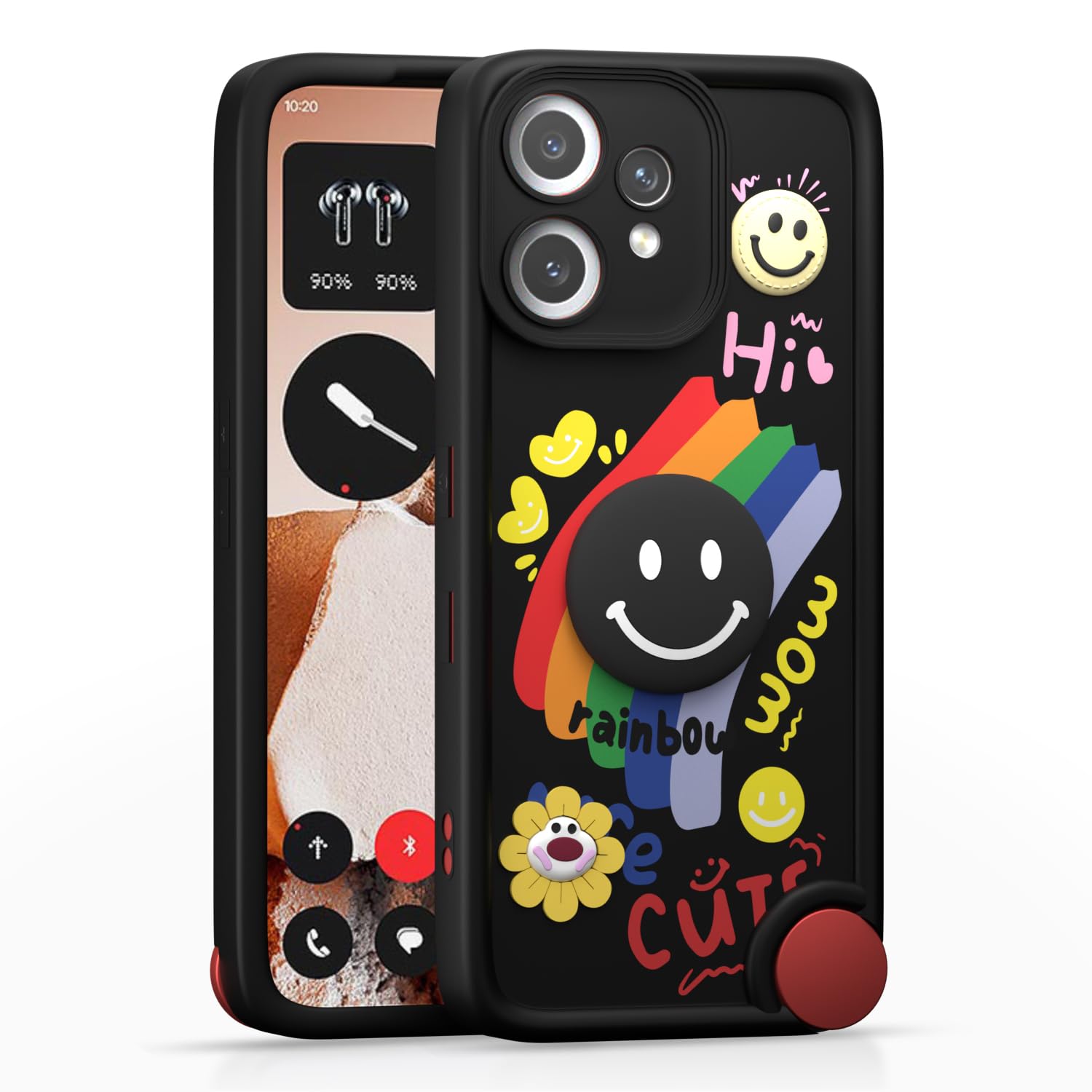 CMF Phone 2 Pro 5G back cover in black by Pikkme