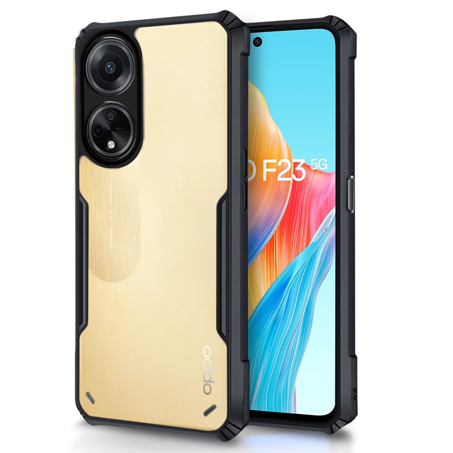 Oppo F23 5G Eagle Back Cover -Black