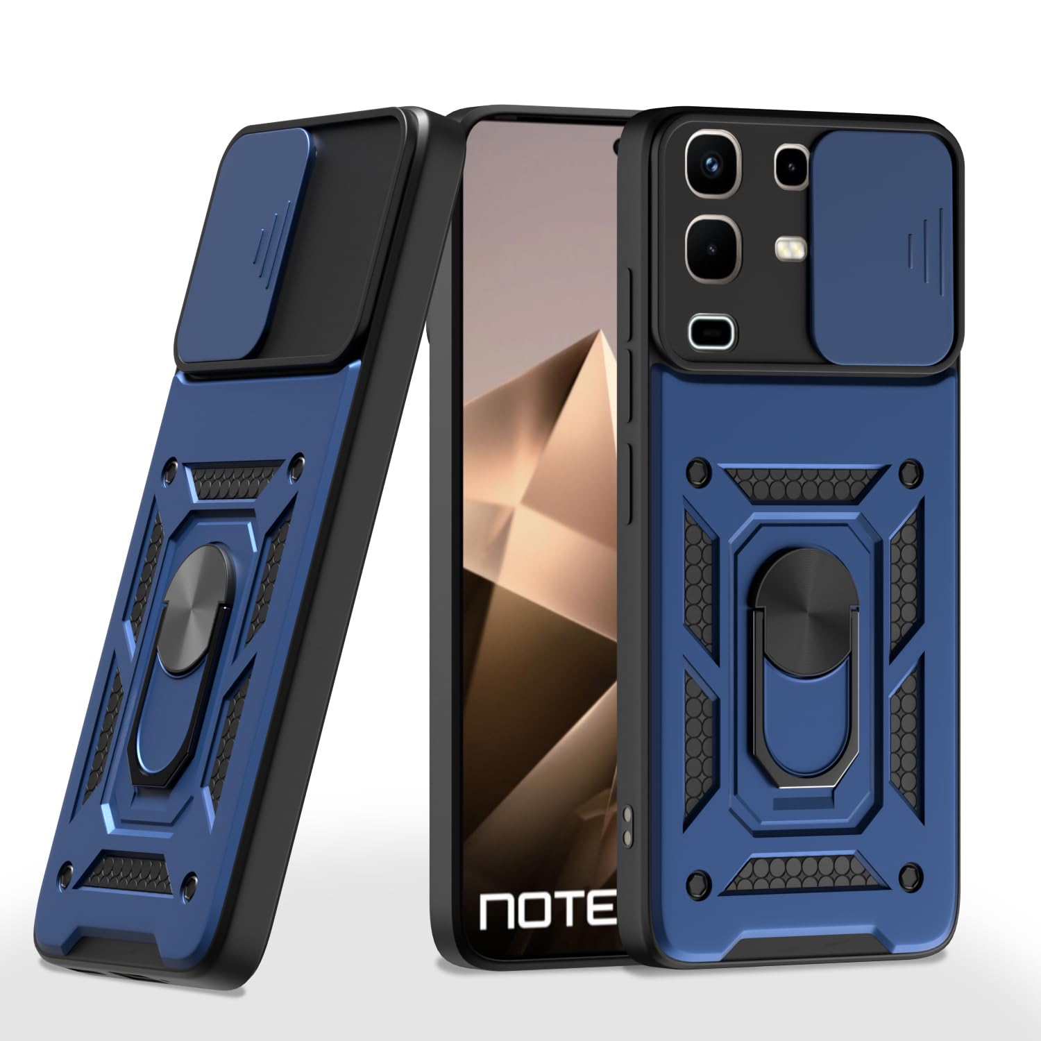 Blue D10 Camera Shield back cover for Infinix Note 50s 5G/360 – Pikkme