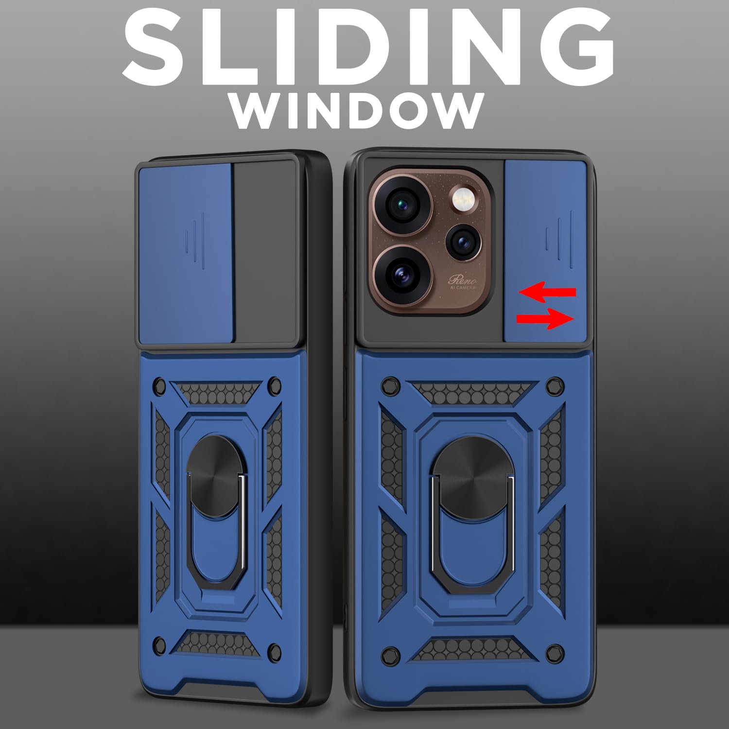 Pikkme blue mobile cover for Oppo Reno 15C 5G/360 – photo 2