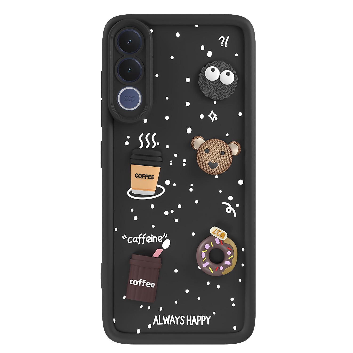 Pikkme Vivo V70 FE 5G/3D black mobile back cover – photo 7