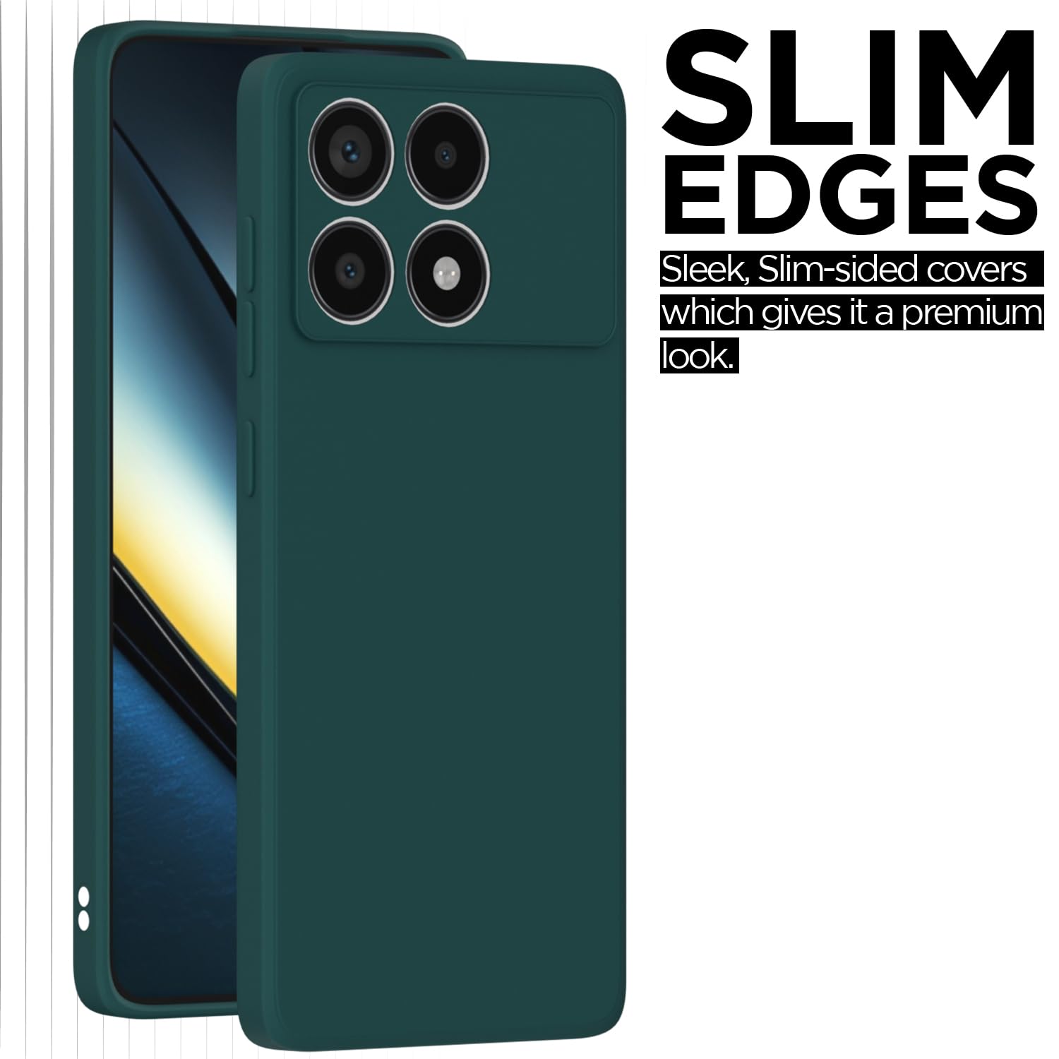 Pikkme green Matte back cover for Poco F6 Pro 5G – photo 7