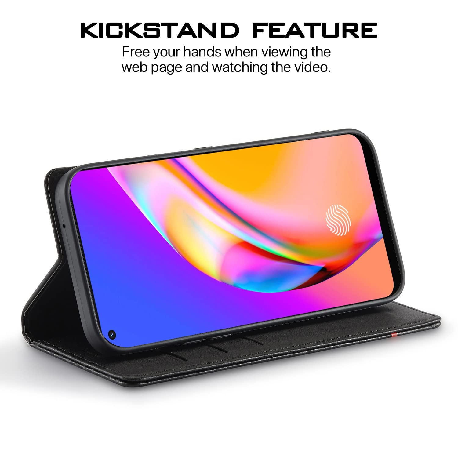 Black Wallet wallet flip cover for Oppo F19 Pro – Pikkme – photo 5