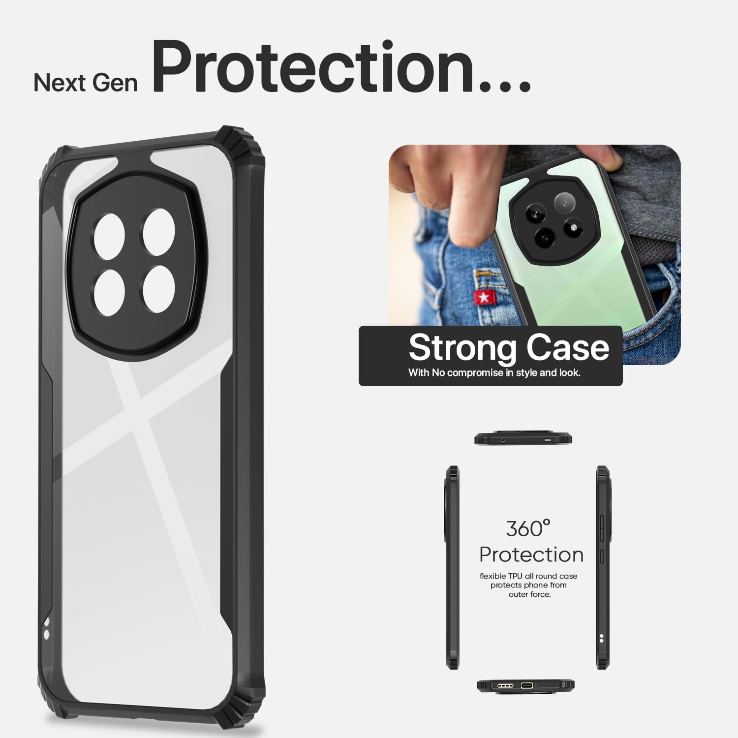 Pikkme black back cover for Realme P2 Pro 5G – photo 7