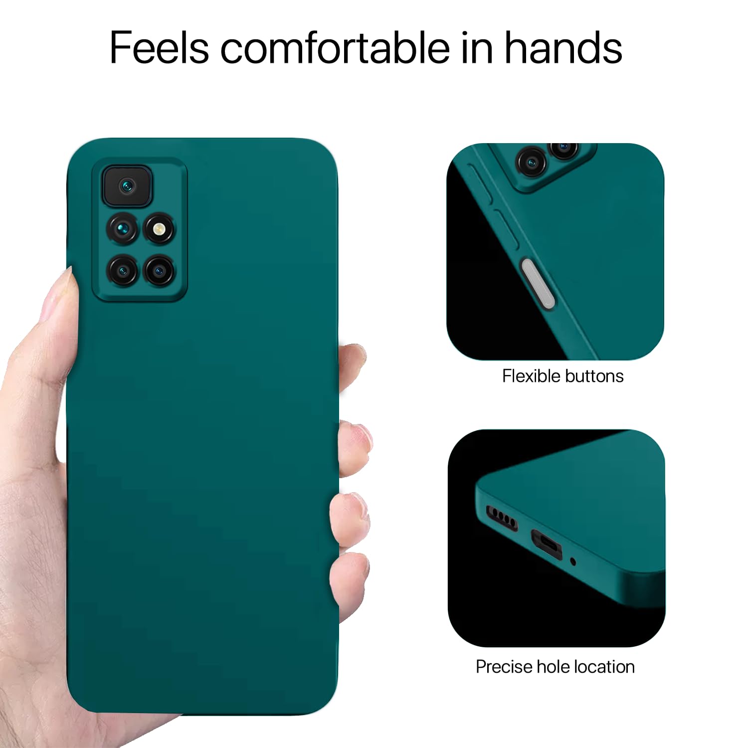 Green mobile cover for Redmi 10 Prime – Pikkme – photo 3