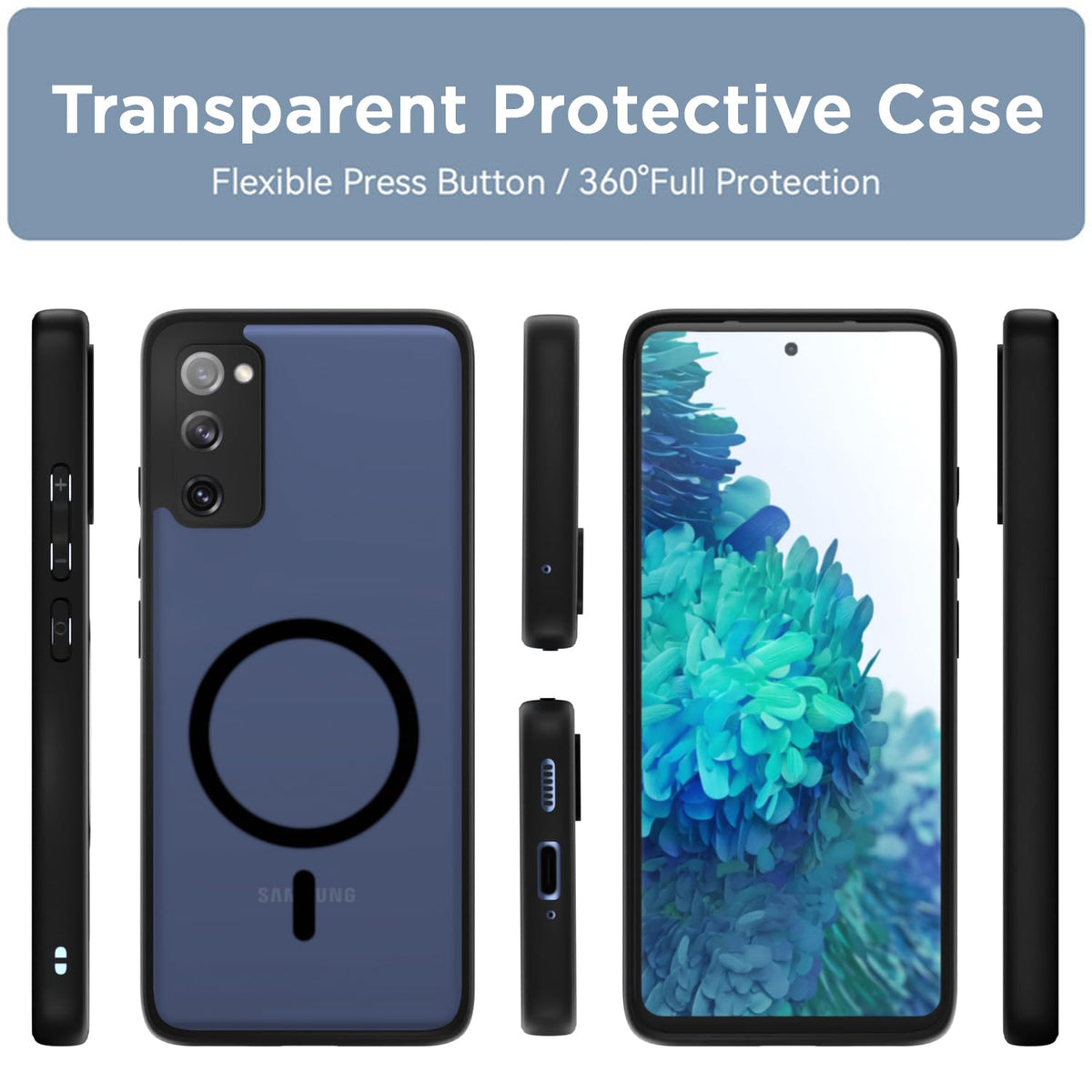 Pikkme Samsung S20 FE 5G black mag-safe mobile cover – photo 2