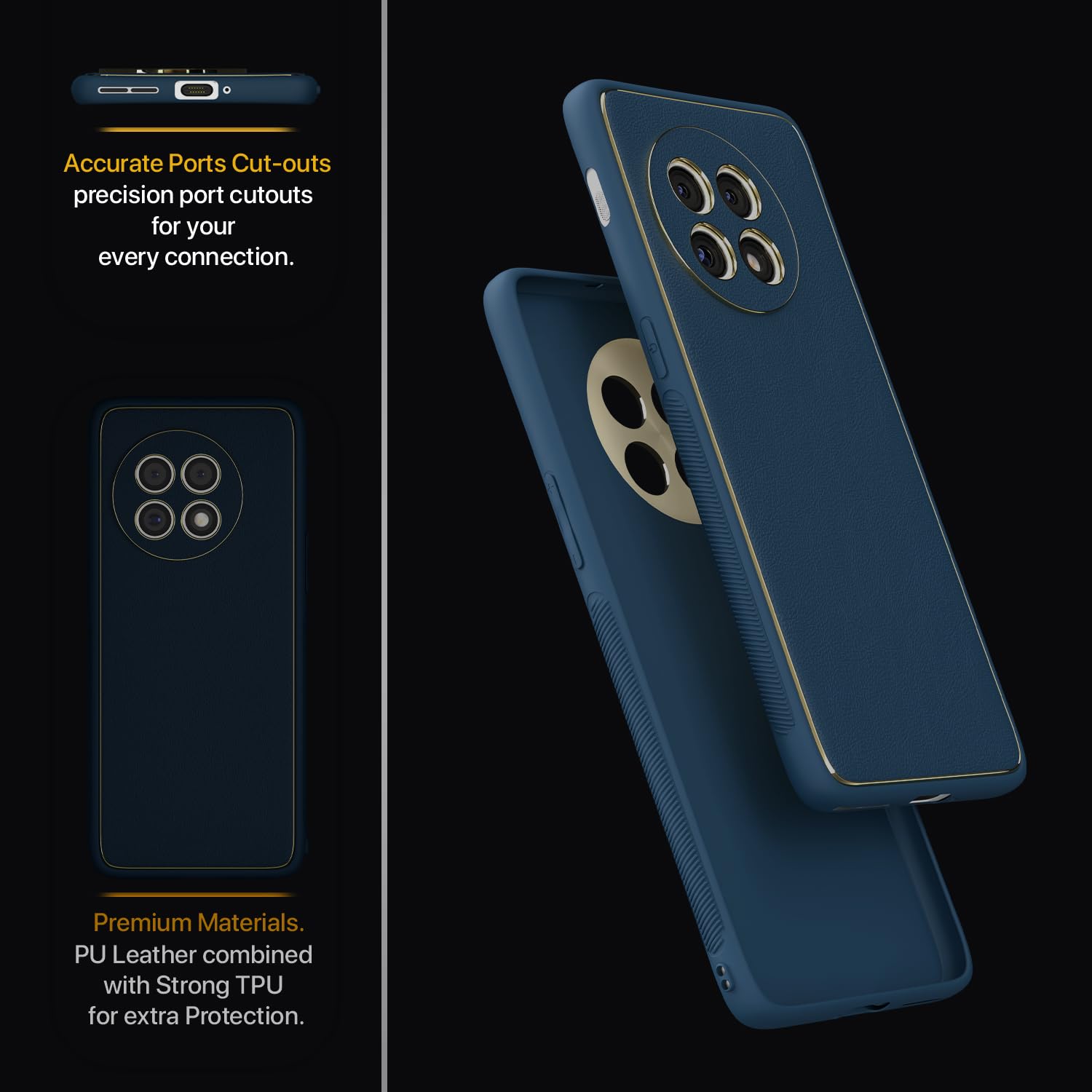 OnePlus 11R 5G back cover in blue by Pikkme – photo 3