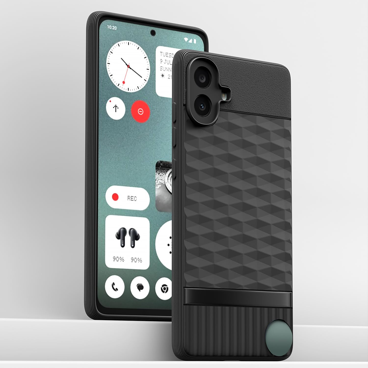 Pikkme CMF by Nothing Phone 1 5G Gencase Back Cover (Black)
