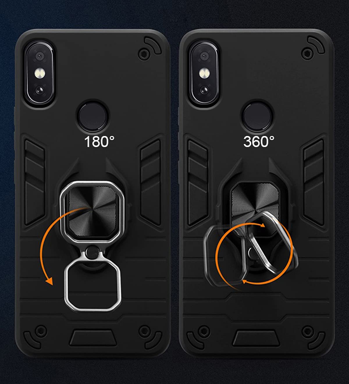 Black mobile back cover for Redmi Note 5 Pro – Pikkme – photo 3