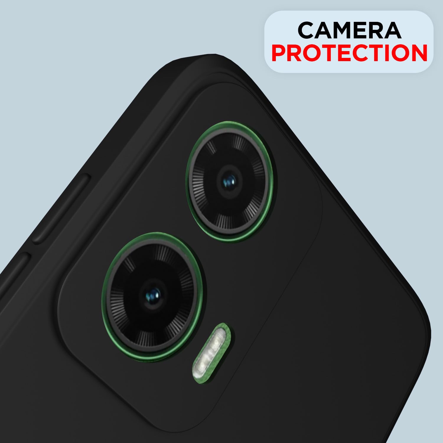 Moto G35 5G Matte mobile cover in black by Pikkme – photo 5
