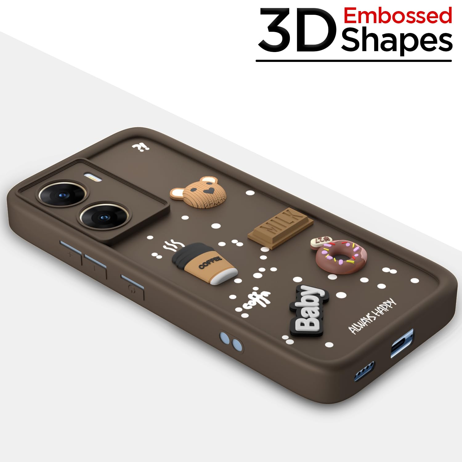 Pikkme Vivo V29e 5G brown mobile cover – photo 3