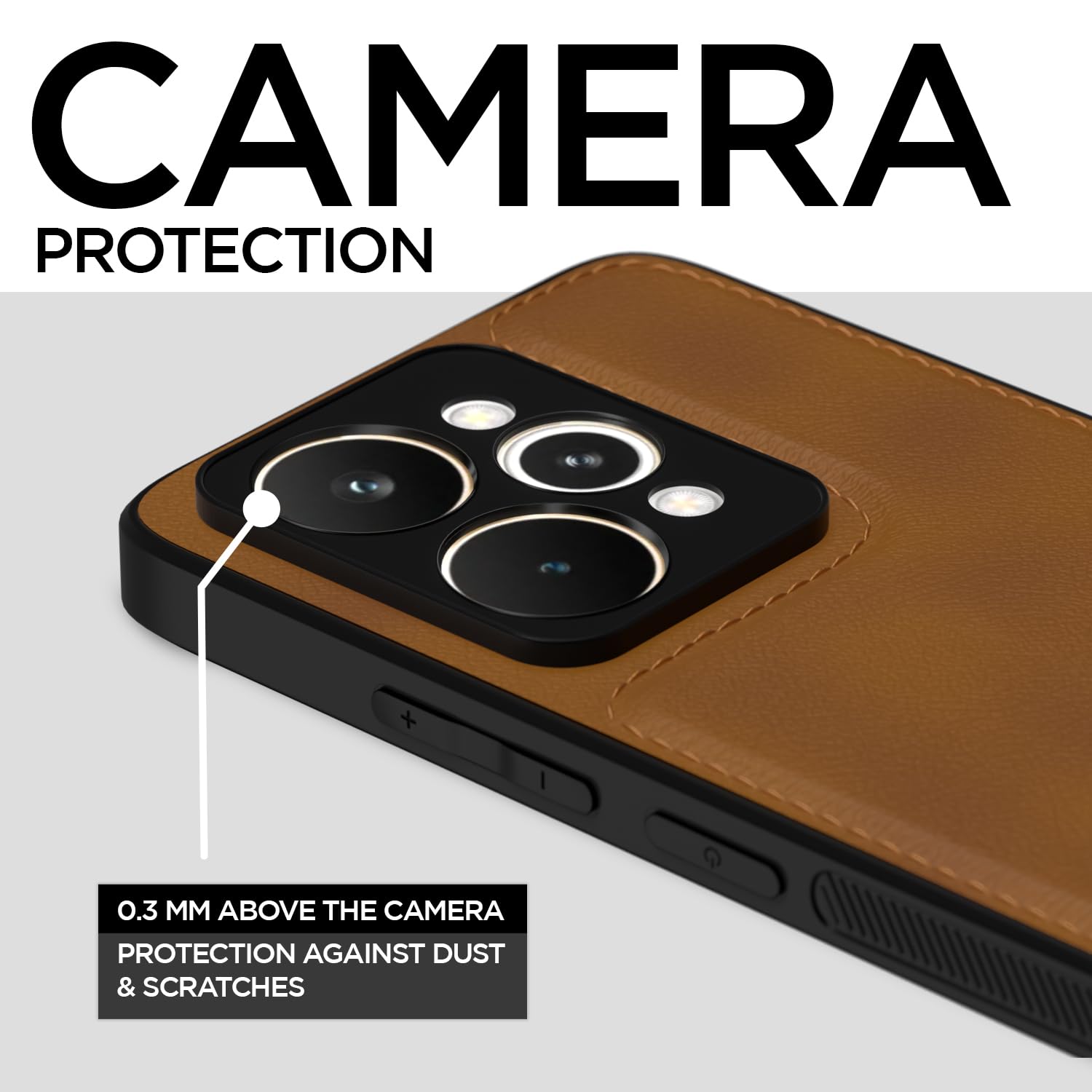 Pikkme brown mobile cover for Realme 15 Pro 5G – photo 3