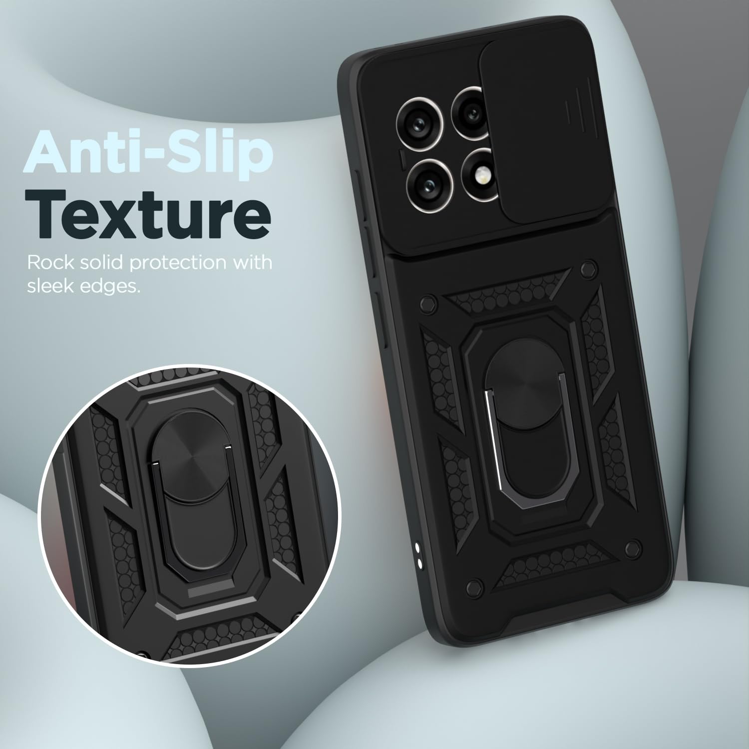 OnePlus 13R 5G D10 Camera Shield mobile back cover in black by Pikkme – photo 7