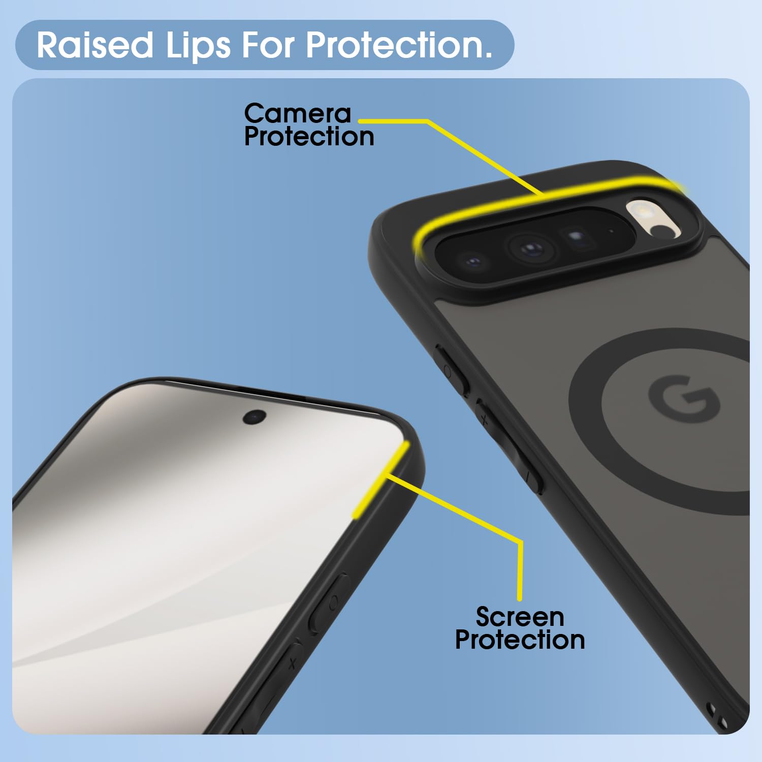 Pikkme Google Pixel 10 Pro XL 5G black smoke mag-safe phone cover – photo 4