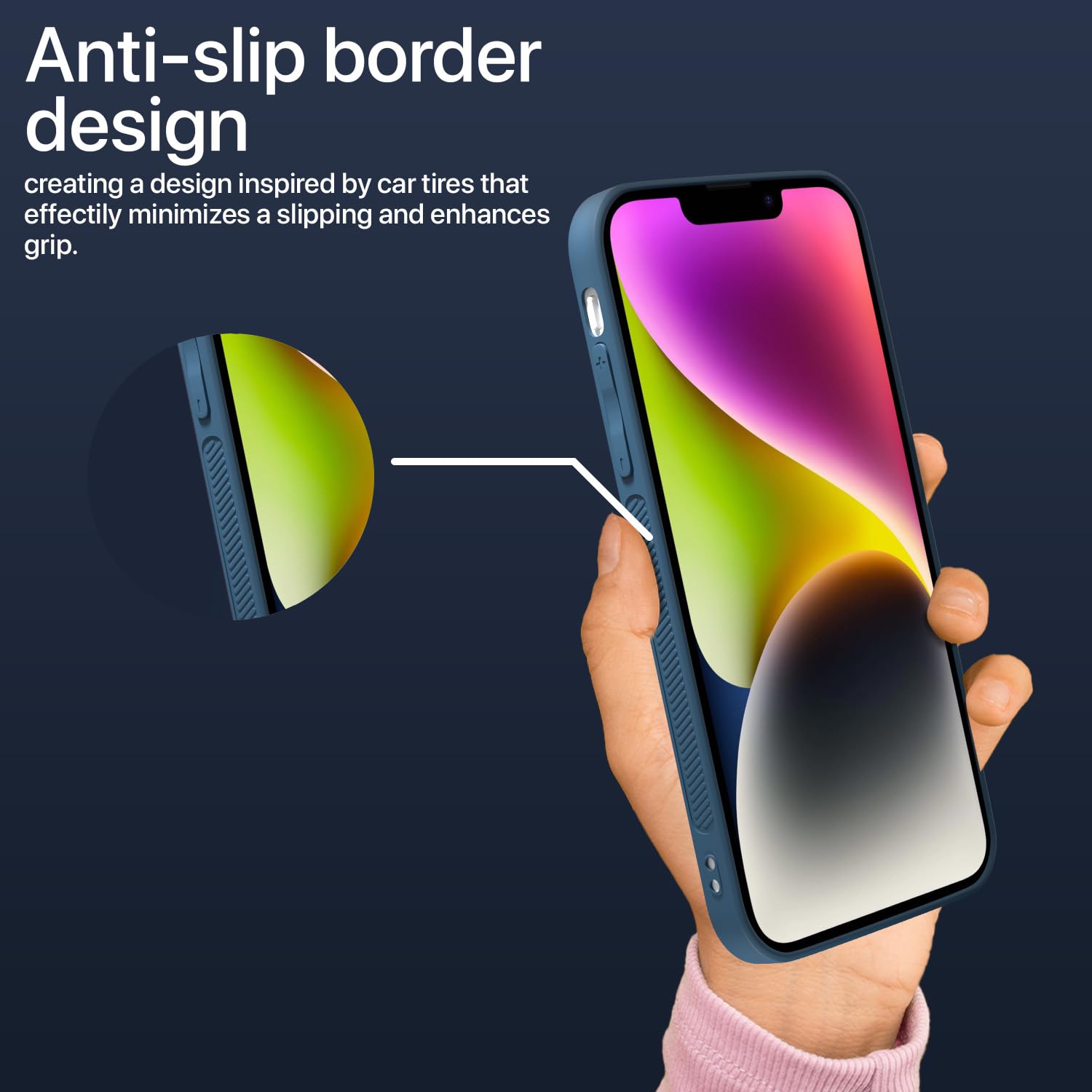 Pikkme blue mobile back cover for iPhone 14 – photo 6