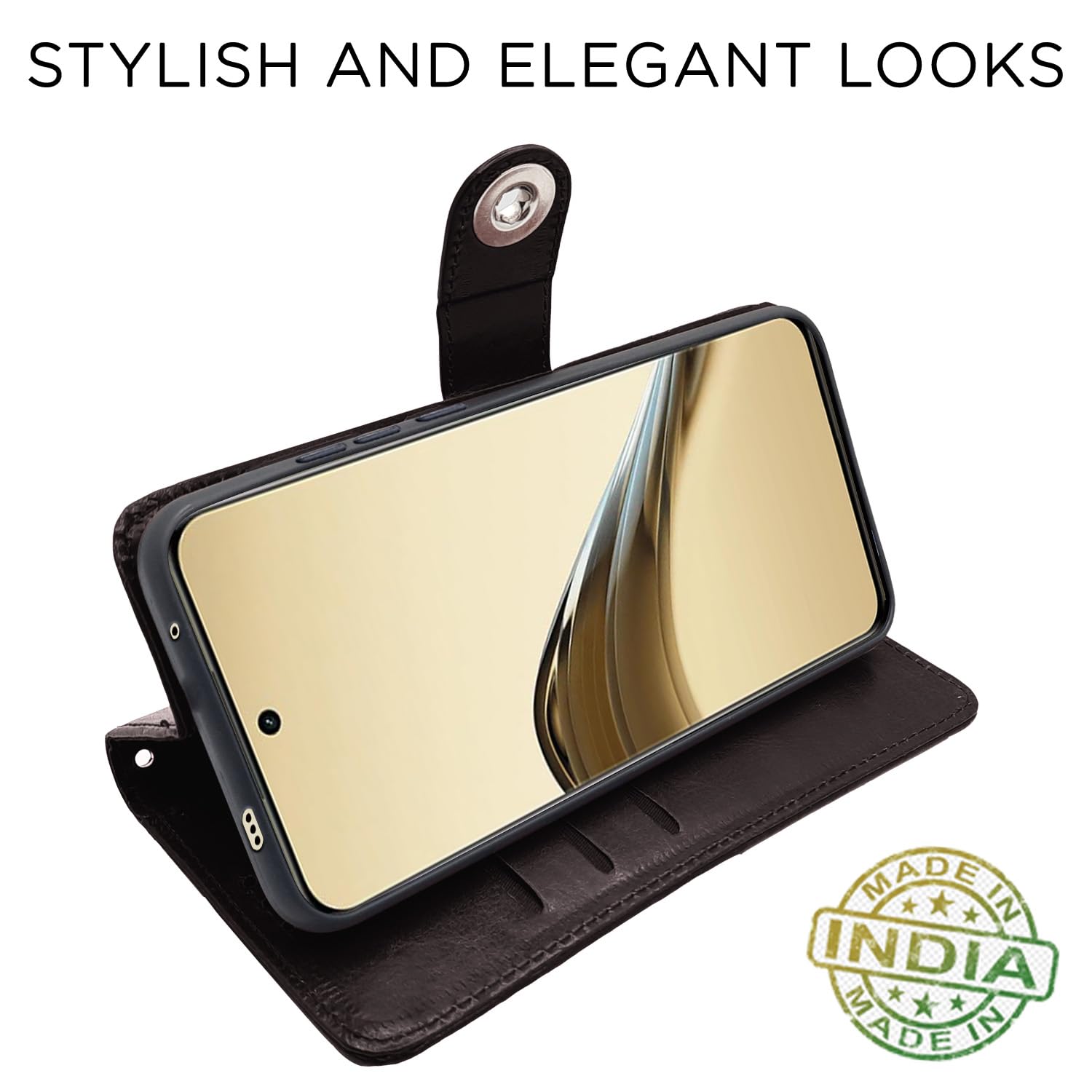 Pikkme coffee Button flip case for Realme 13 Pro/13 Pro Plus 5G – photo 5