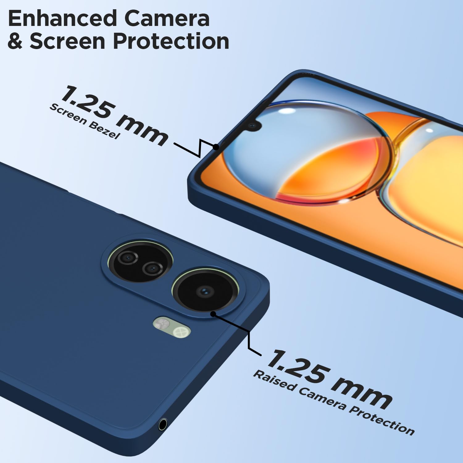 Redmi 13C 4G mobile back cover in blue by Pikkme – photo 6
