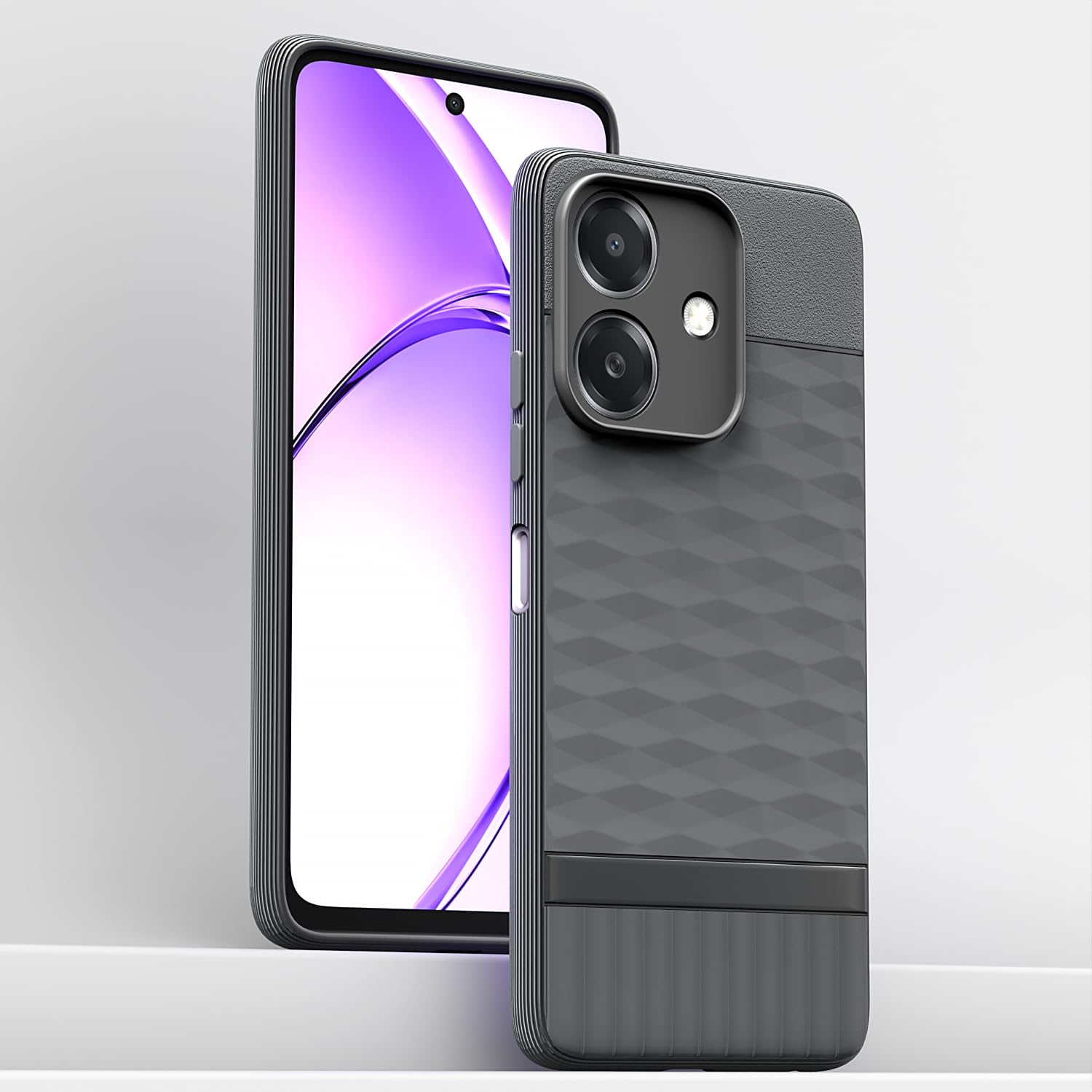 Pikkme Oppo A3x 5G / A3x 4G / A3 5G Gencase Back Cover (Grey)