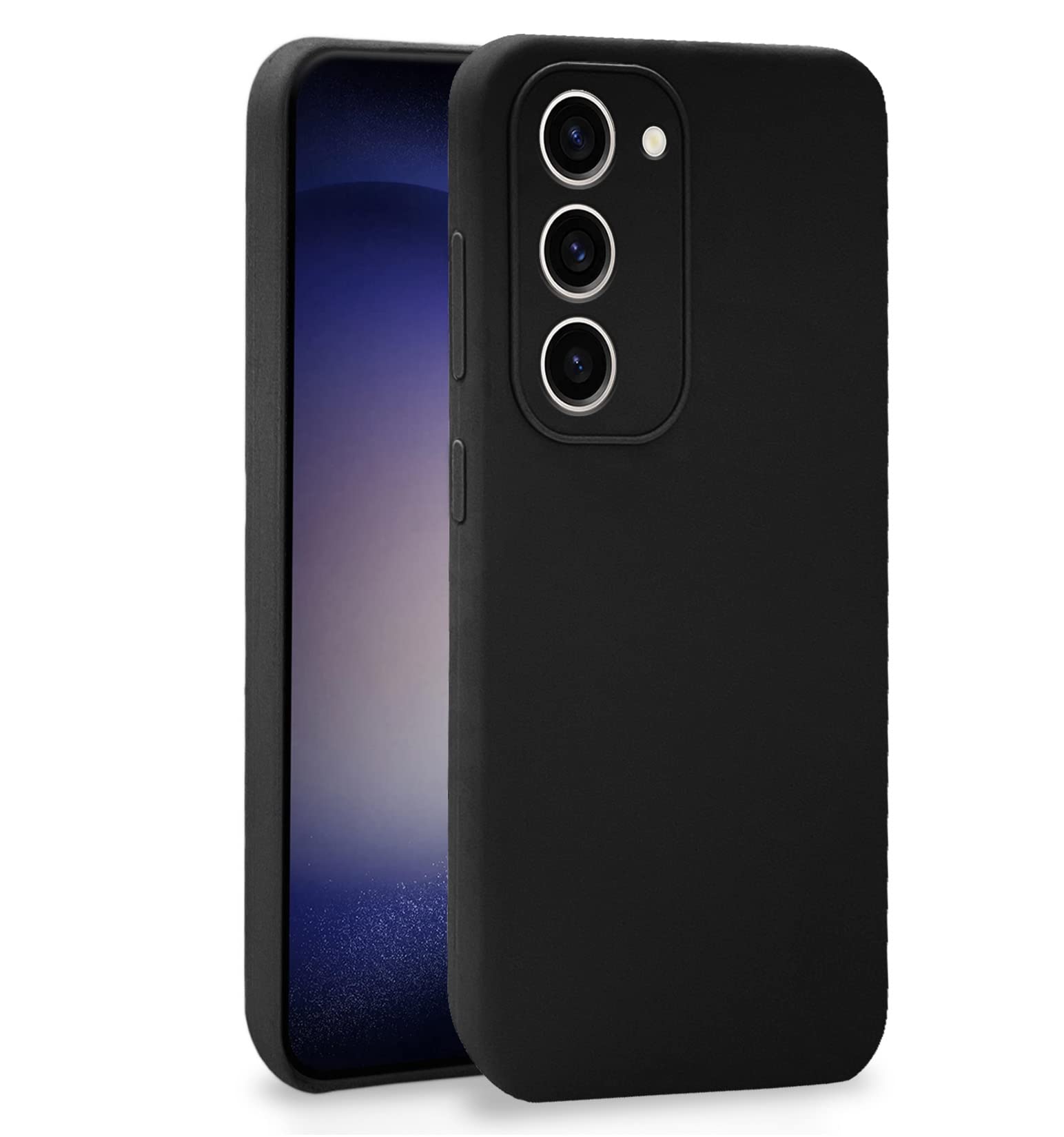 Pikkme black mobile back cover for Samsung S23 Plus 5G
